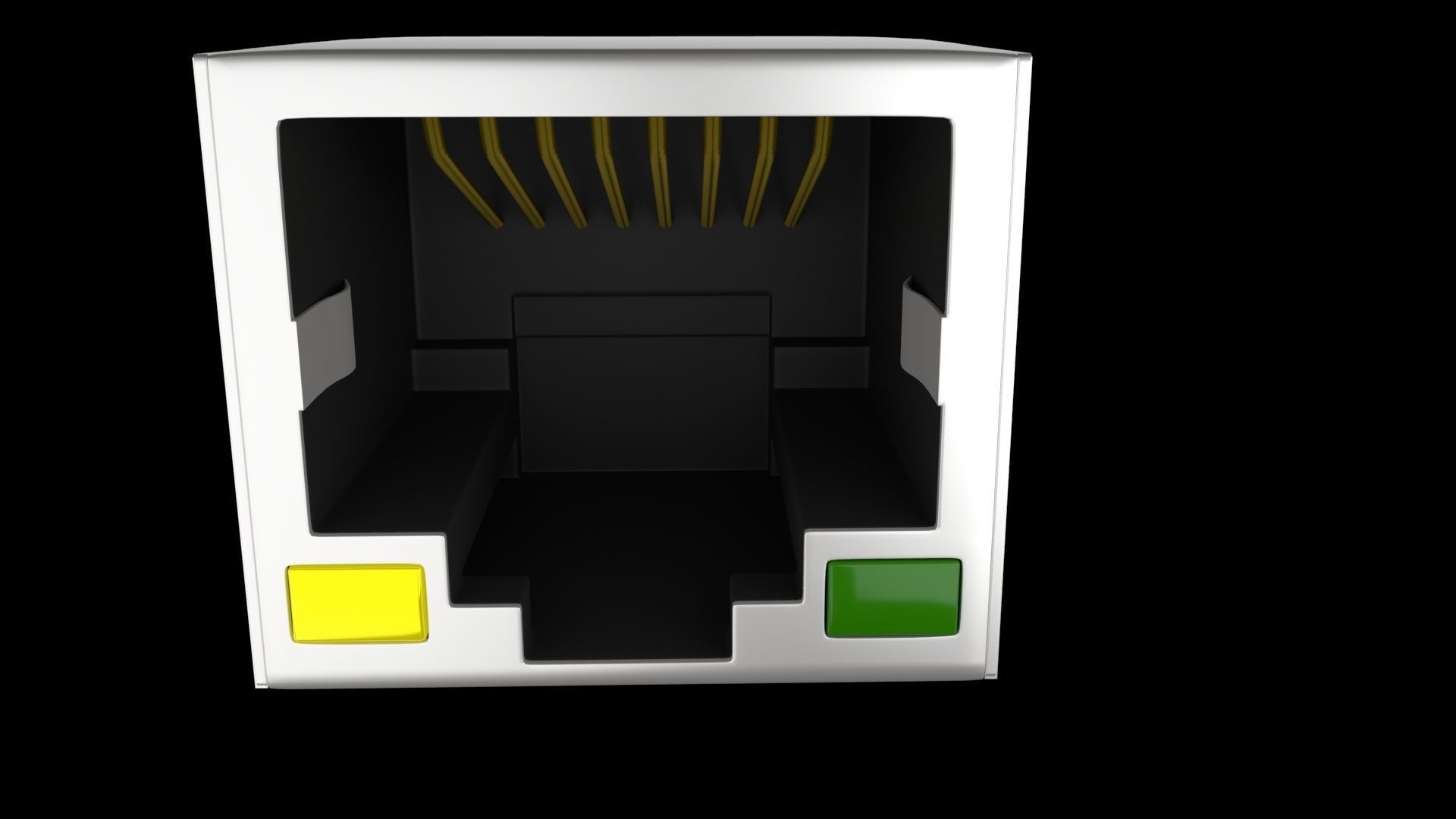 3D Port RJ45 Ethernet 3D model | CGTrader