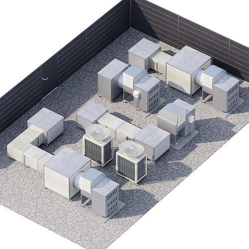 HVAC Roof Technologies 3D model