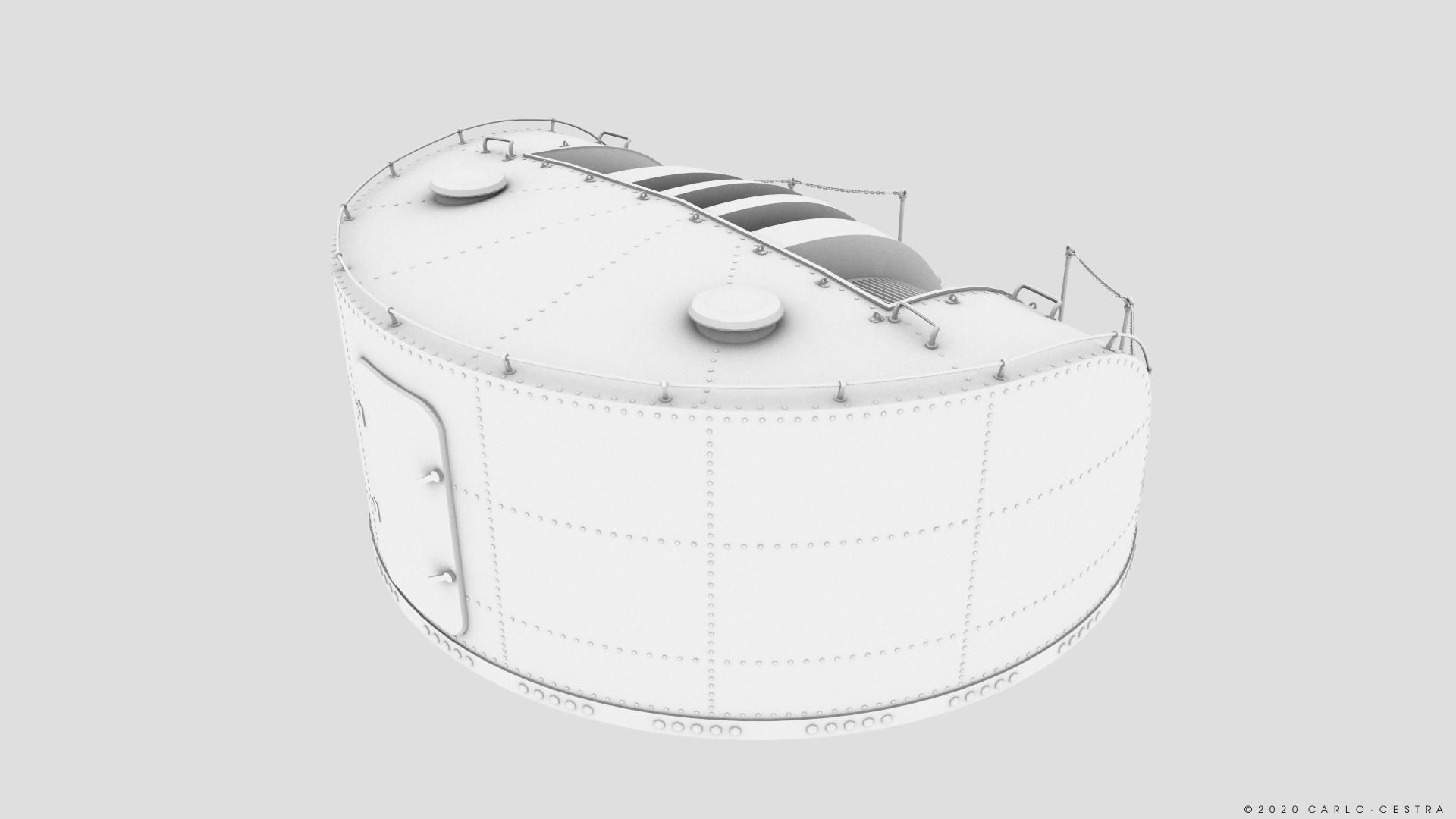 3D model Japanese Type 96 AA gun - 1945 VR / AR / low-poly | CGTrader