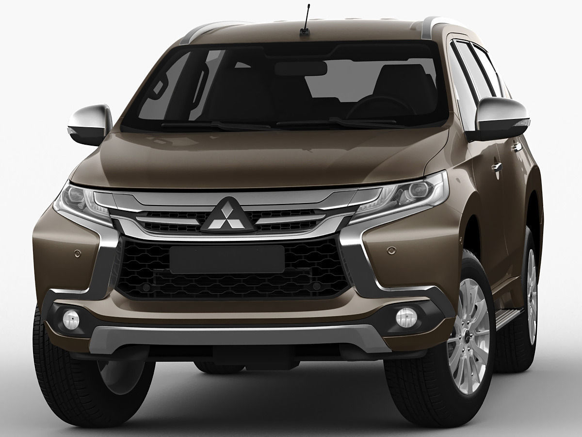 Mitsubishi Pajero Sport 2016 3D Model MAX OBJ 3DS FBX C4D