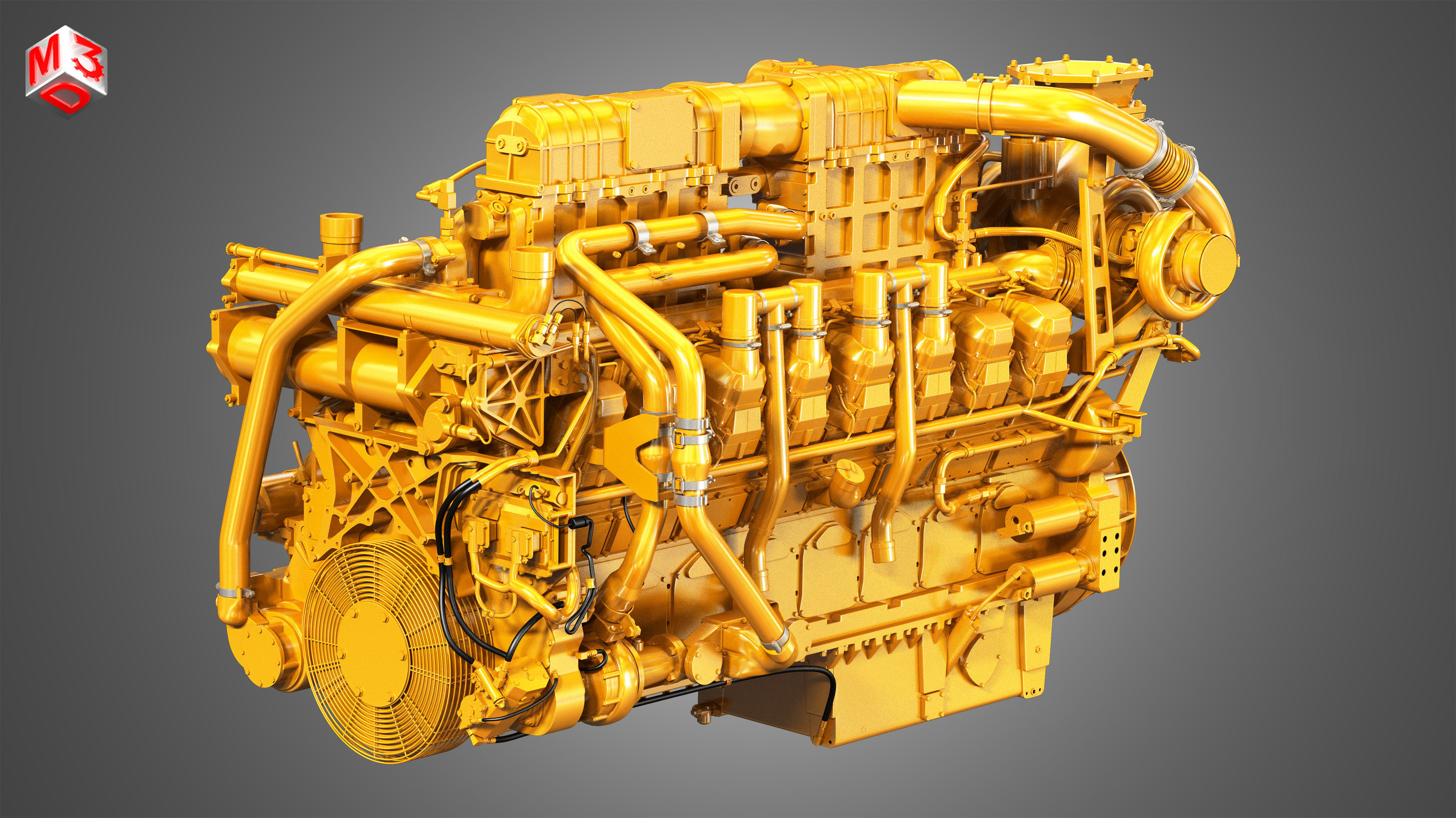 3516C HD Engine - V16 Industrial Diesel Engine