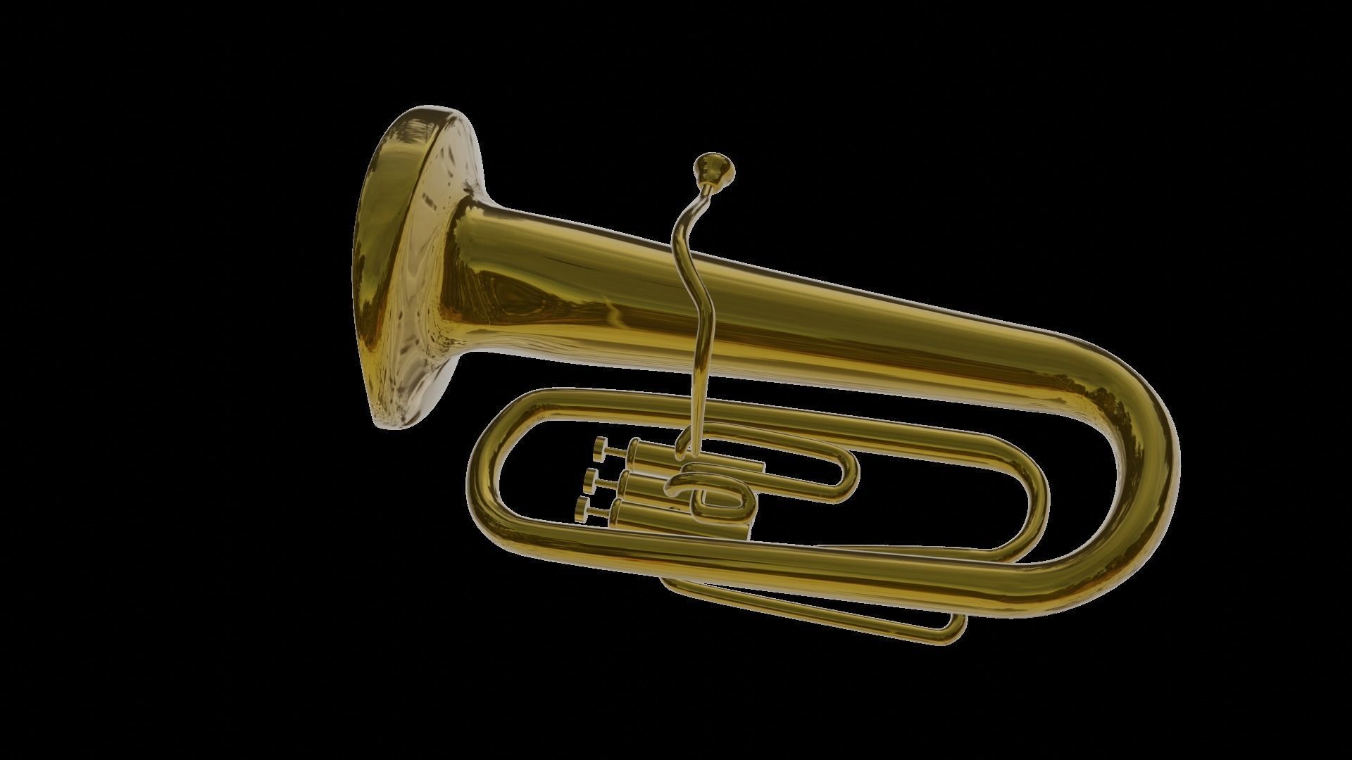 3D Tuba brass instrument 3D model CGTrader
