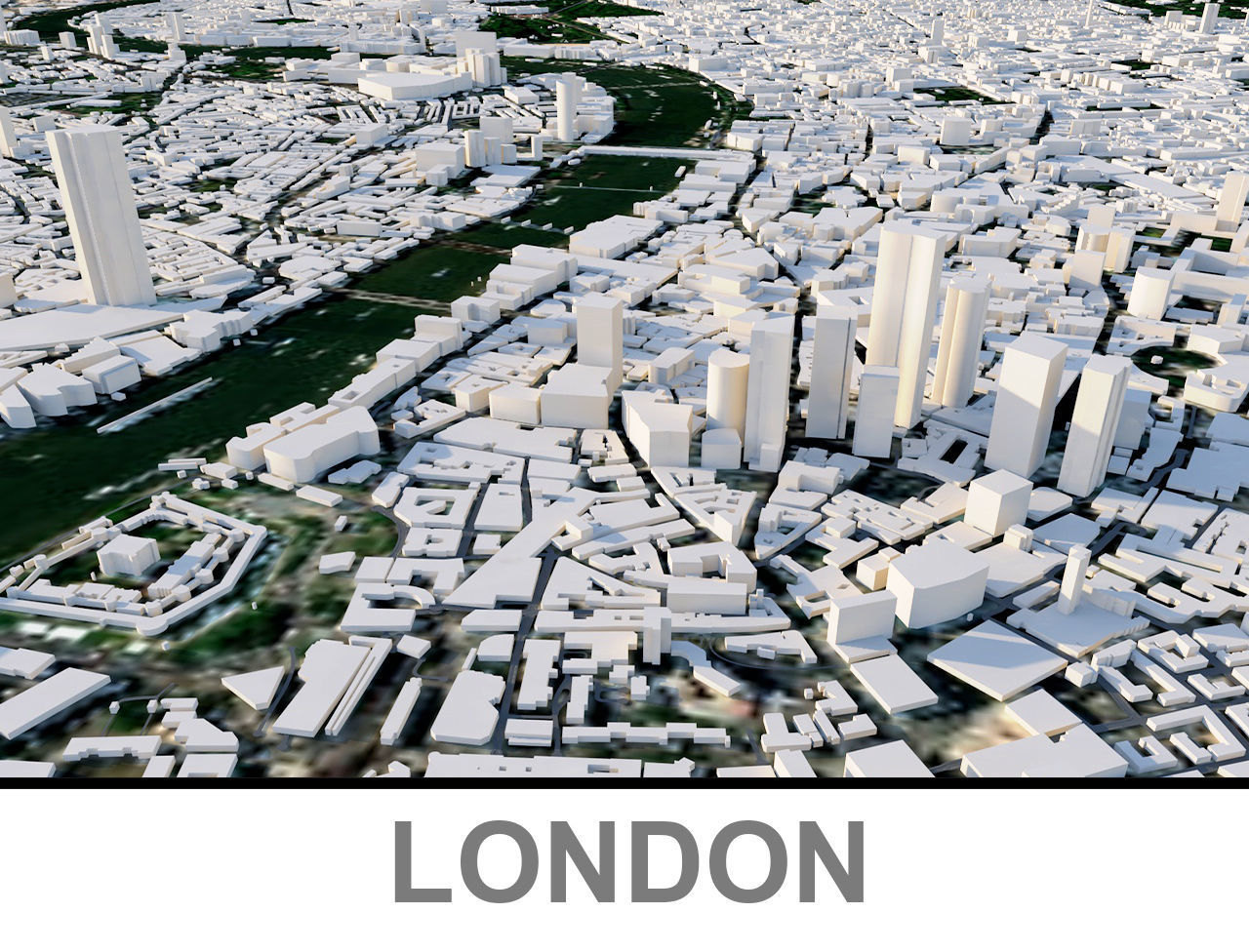 London 3D asset CGTrader