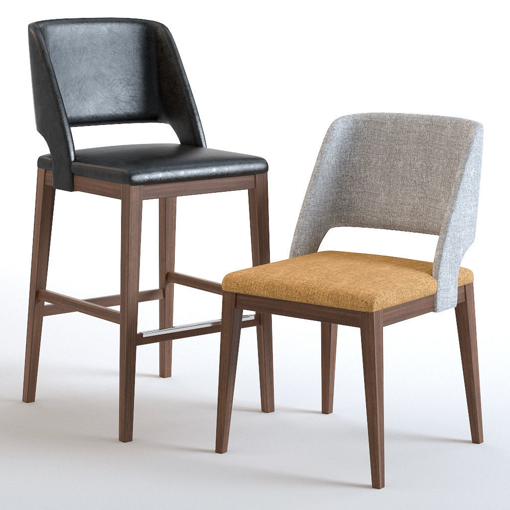 Chair Ottostelle Morgan 3D model