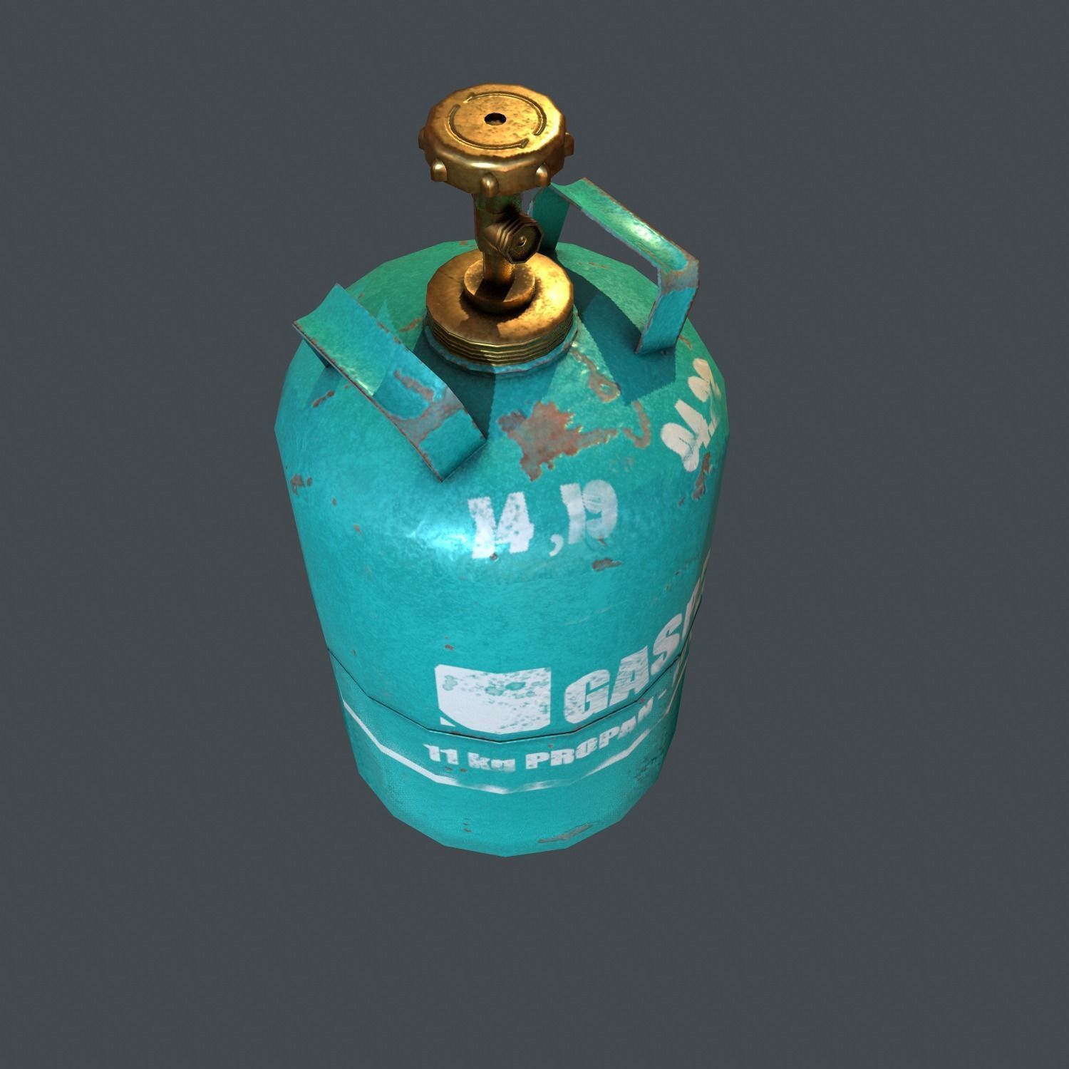 3D model Gas bottle VR / AR / lowpoly CGTrader