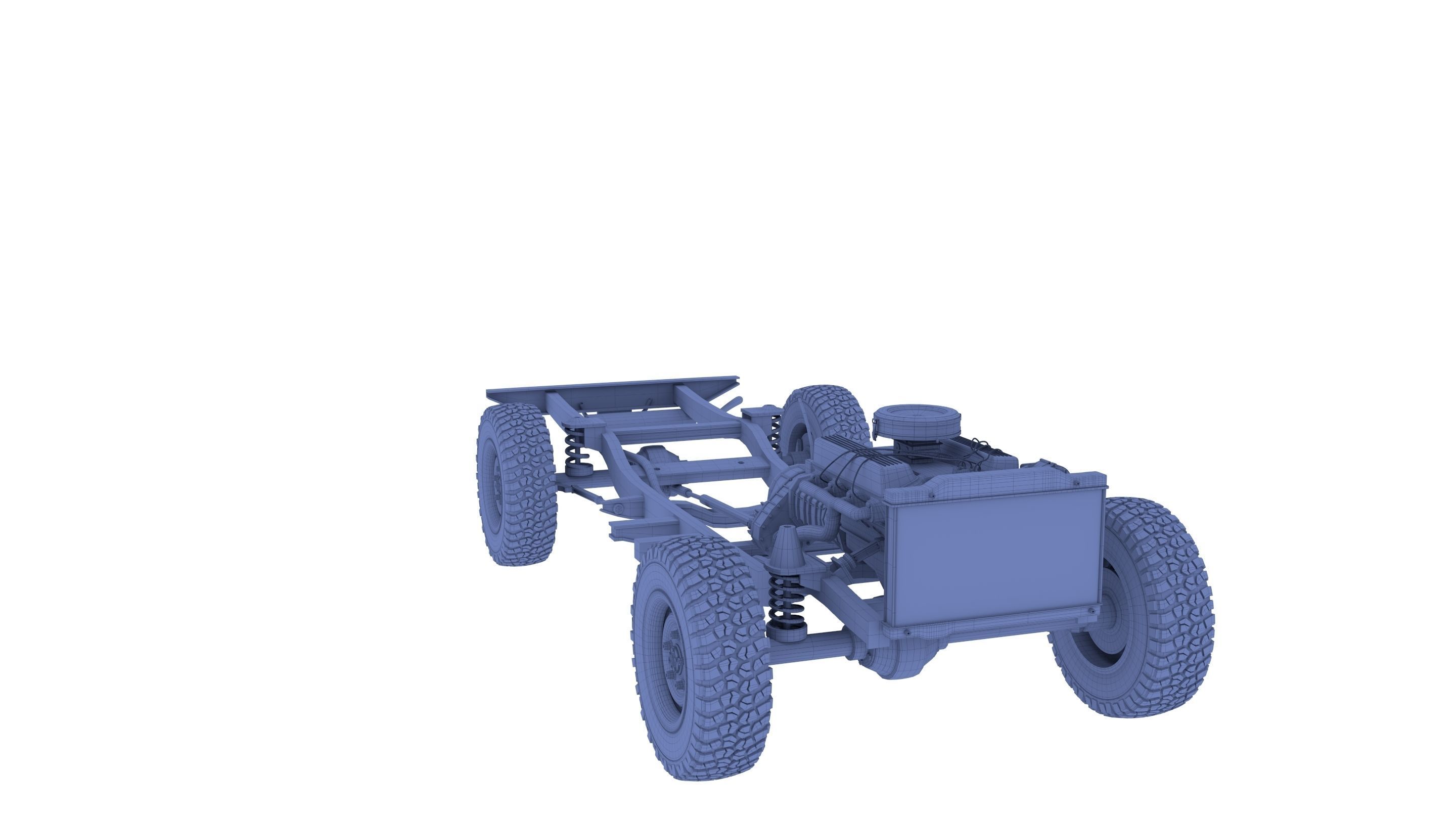 Range Rover Classic Full Chassis 3D model | CGTrader