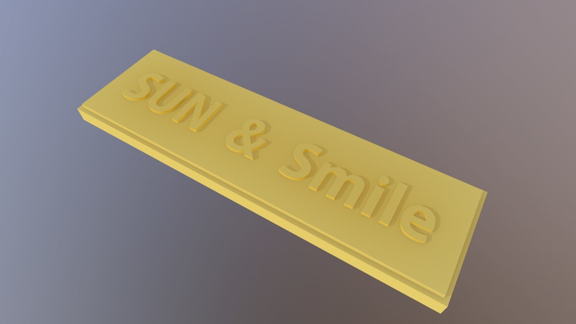 SUN and smile label