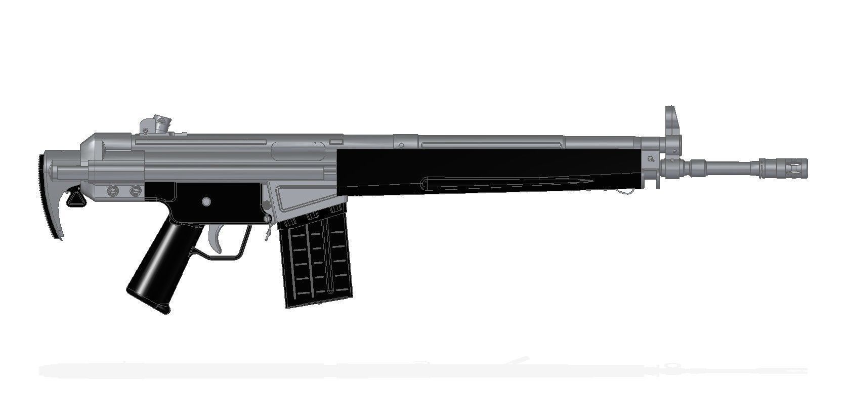 HK G3A4 3D model | CGTrader