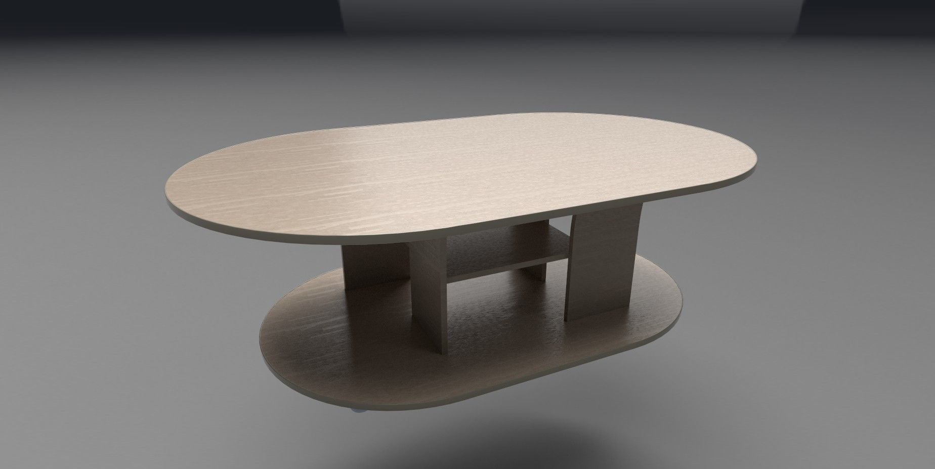 Coffee table Low-poly 3D model