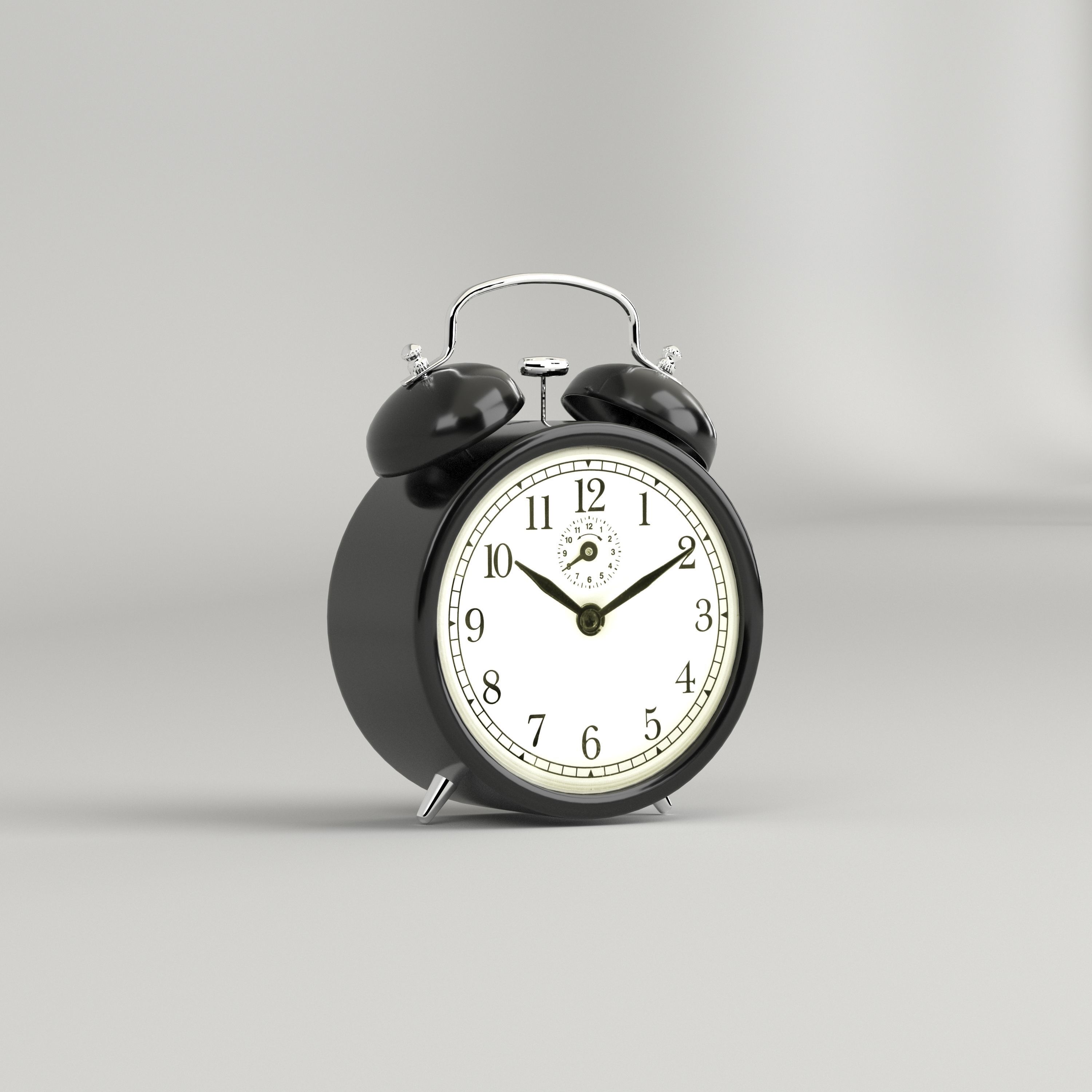 DEKAD Alarm clock 3D model CGTrader