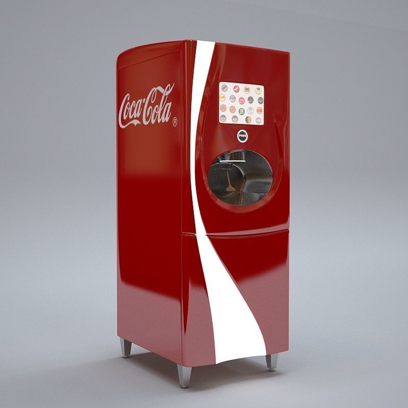 3D model Coca-Cola Freestyle Soda dispensing machine VR / AR / low-poly ...