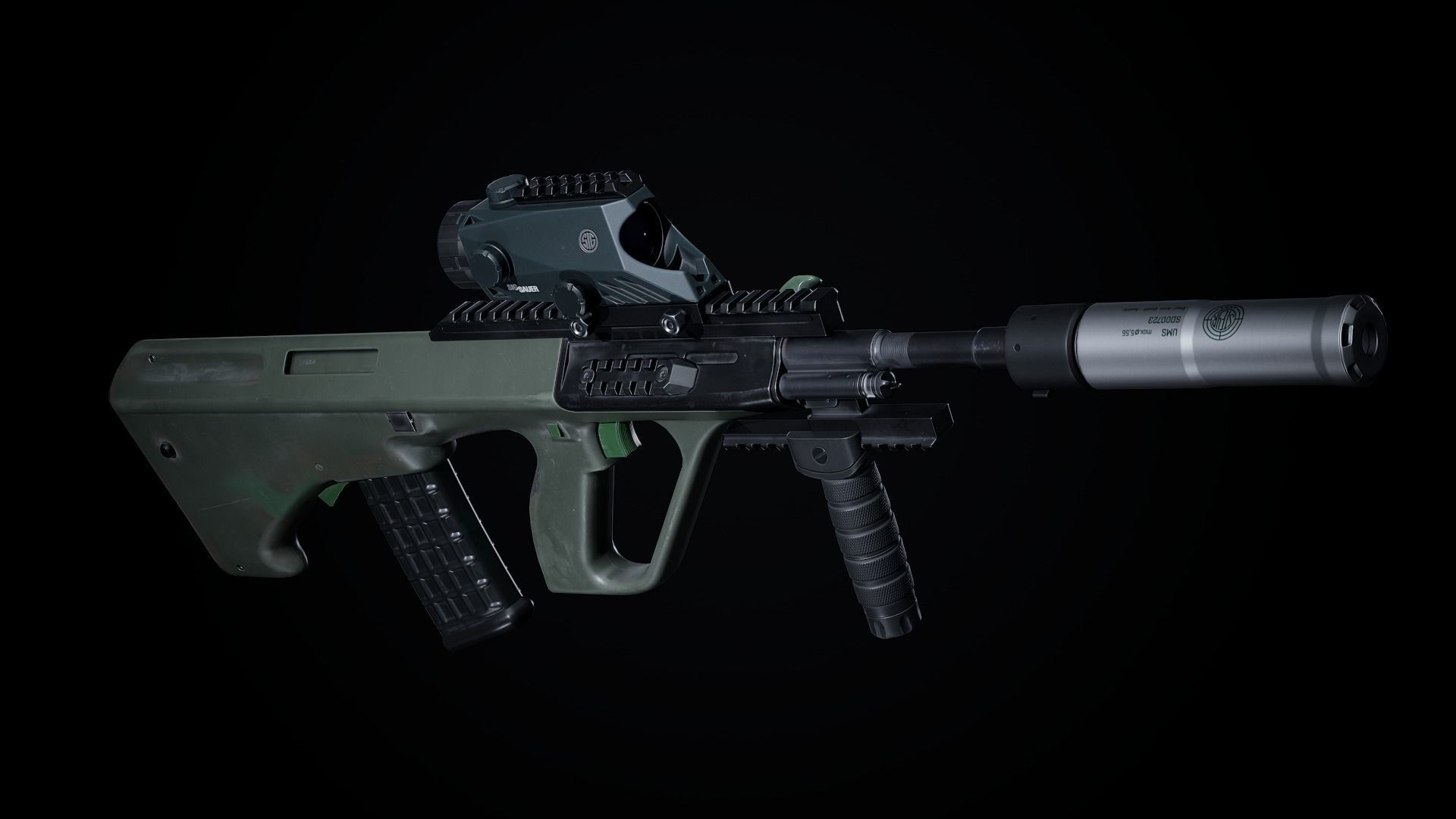 3D model Steyr Aug A1-A3-Para Variants VR / AR / low-poly | CGTrader