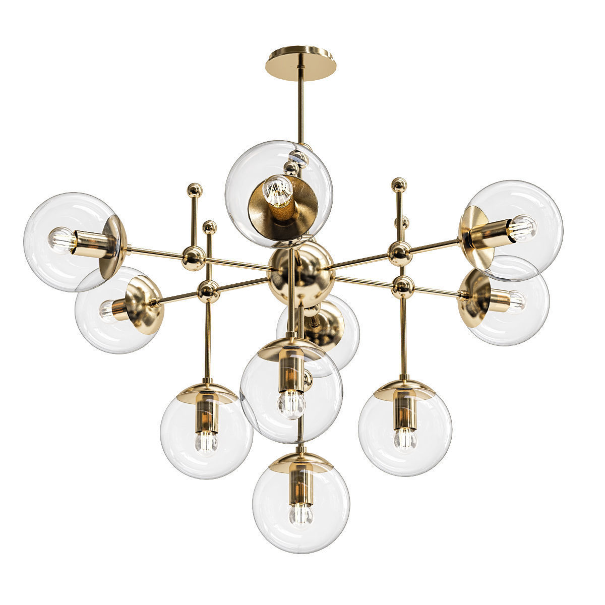 Gold Balls 3D model