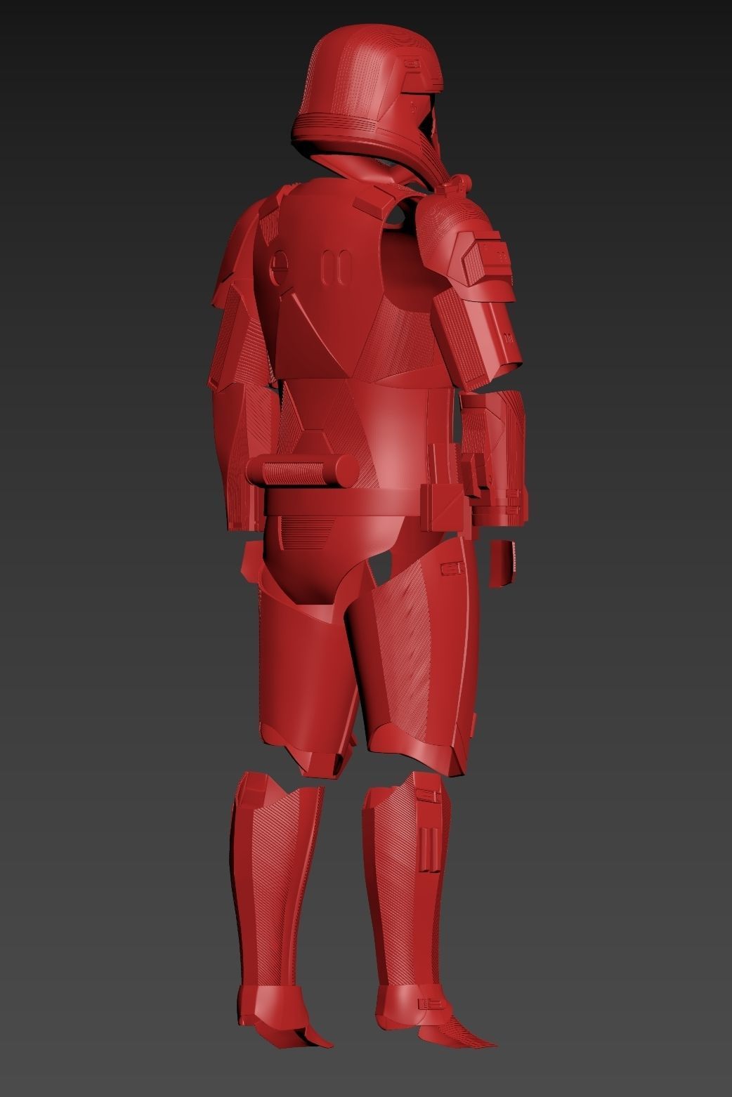 Star Wars EP9 The Rise of Skywalker Sith Trooper Full Armor 3D model 3D ...