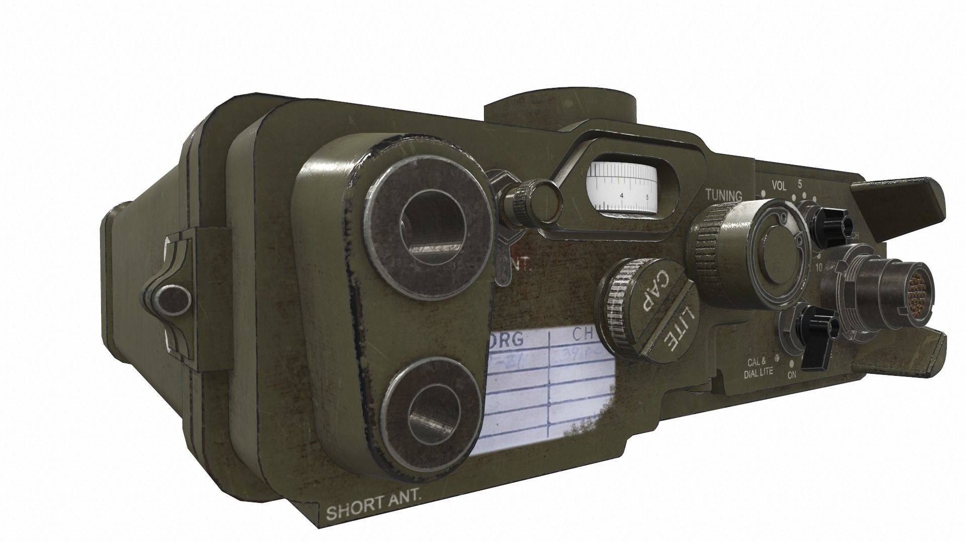 Radio military AN PRC-10 3D model | CGTrader