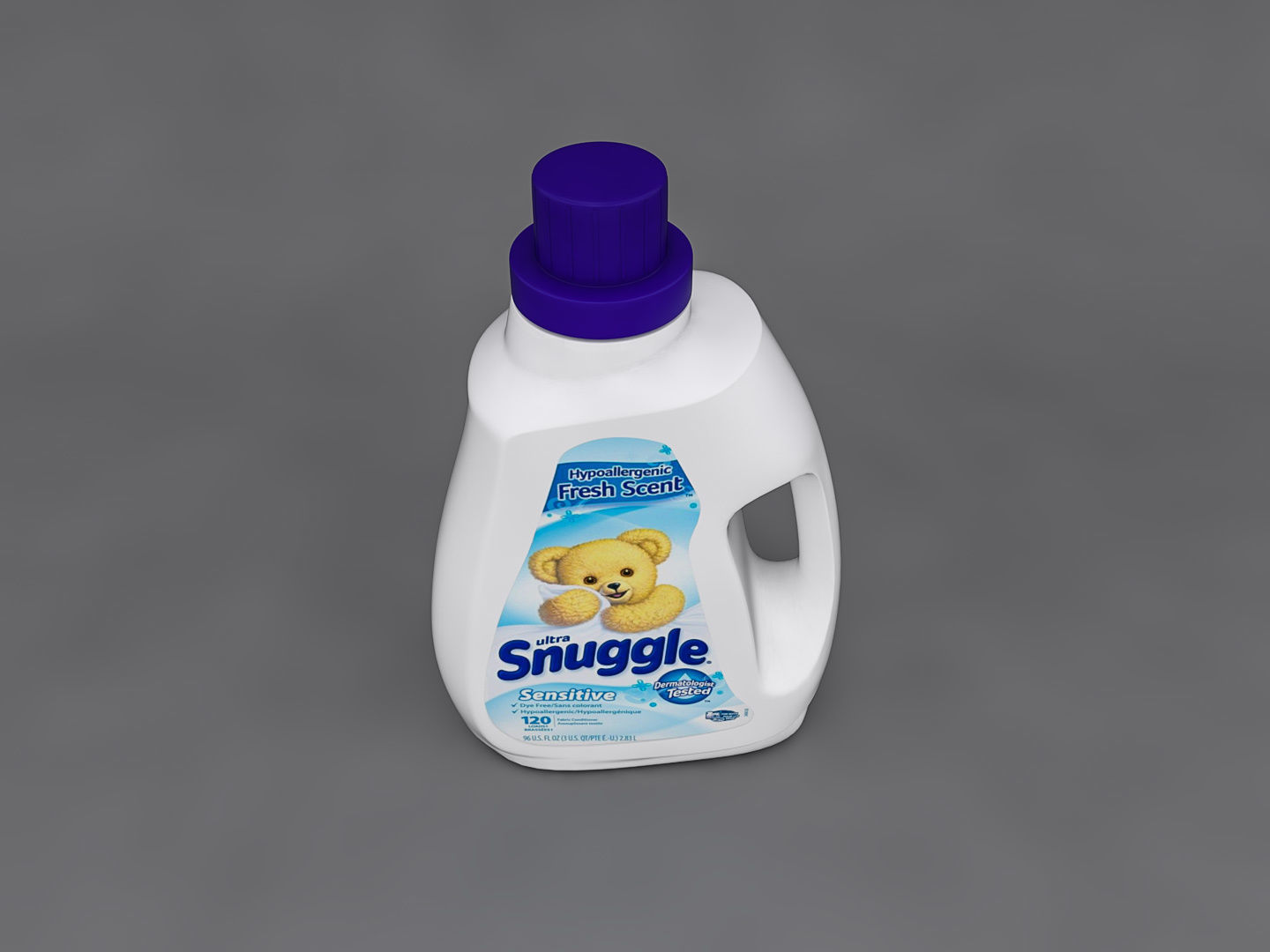 Snuggle Detergent Bottle 3D model CGTrader