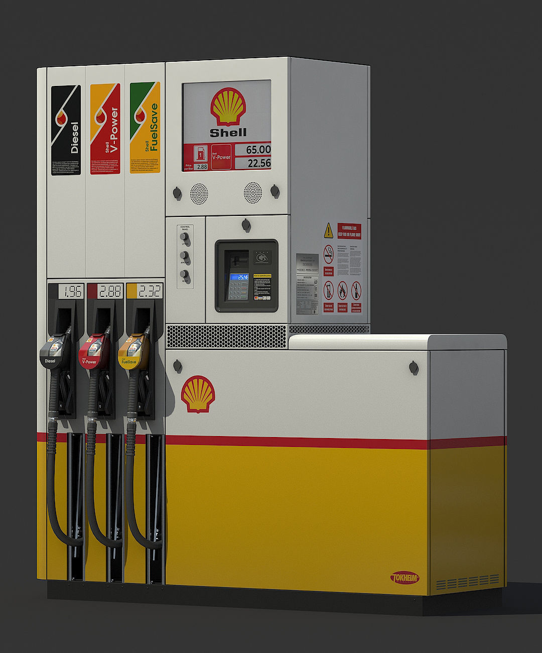Fuel dispenser Shell Tokheim Quantium 510