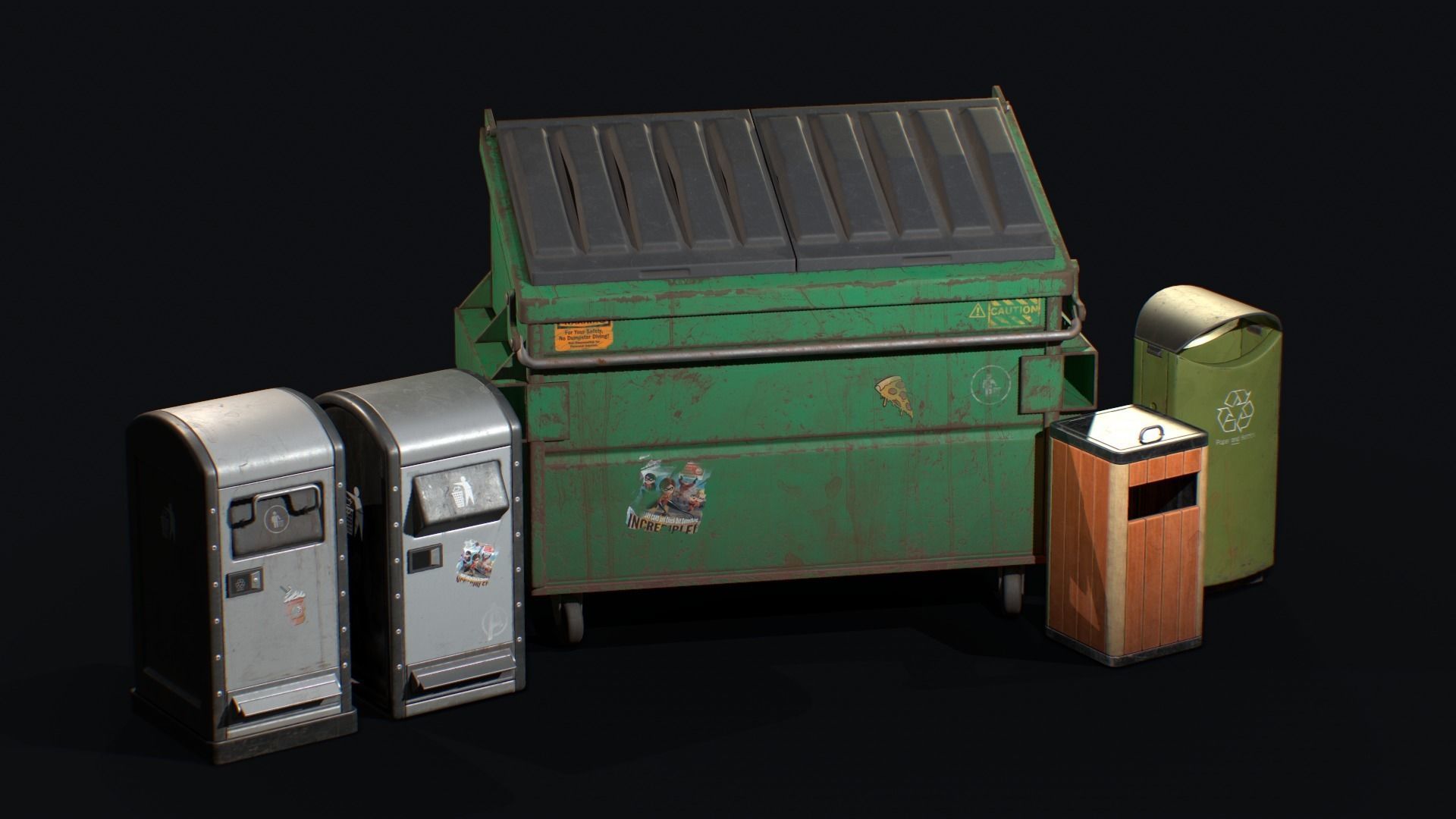 Dustbin and Dumpster