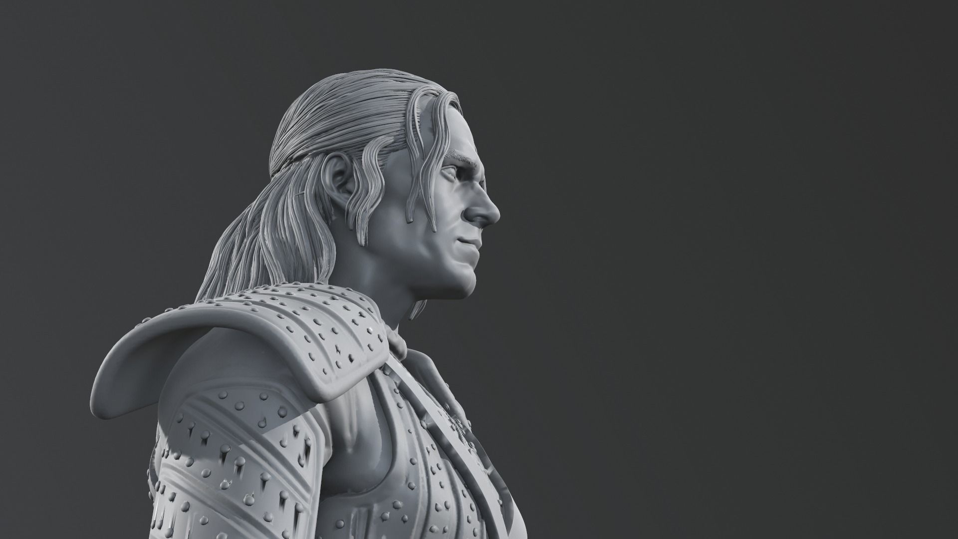 Henry Cavill - Geralt of Rivia - The witcher 3D model 3D printable ...