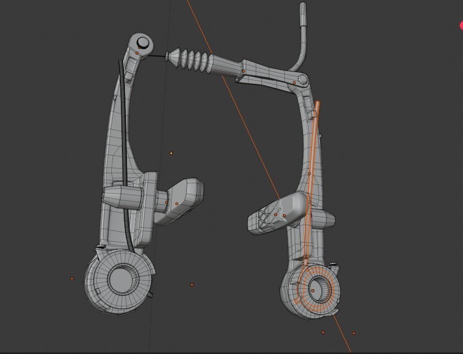 Bicycle parts 3D model CGTrader