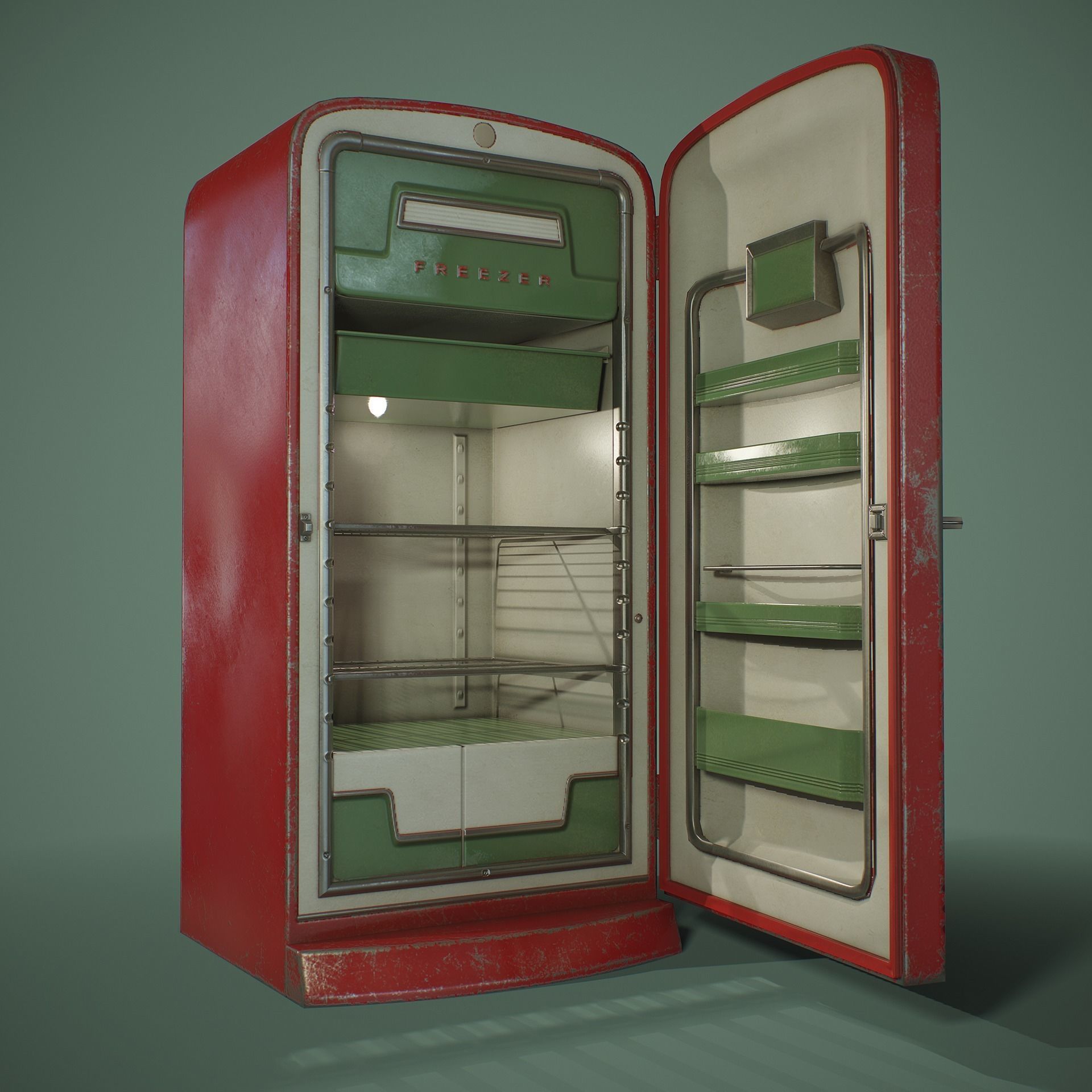 PBR Retro Refrigerator