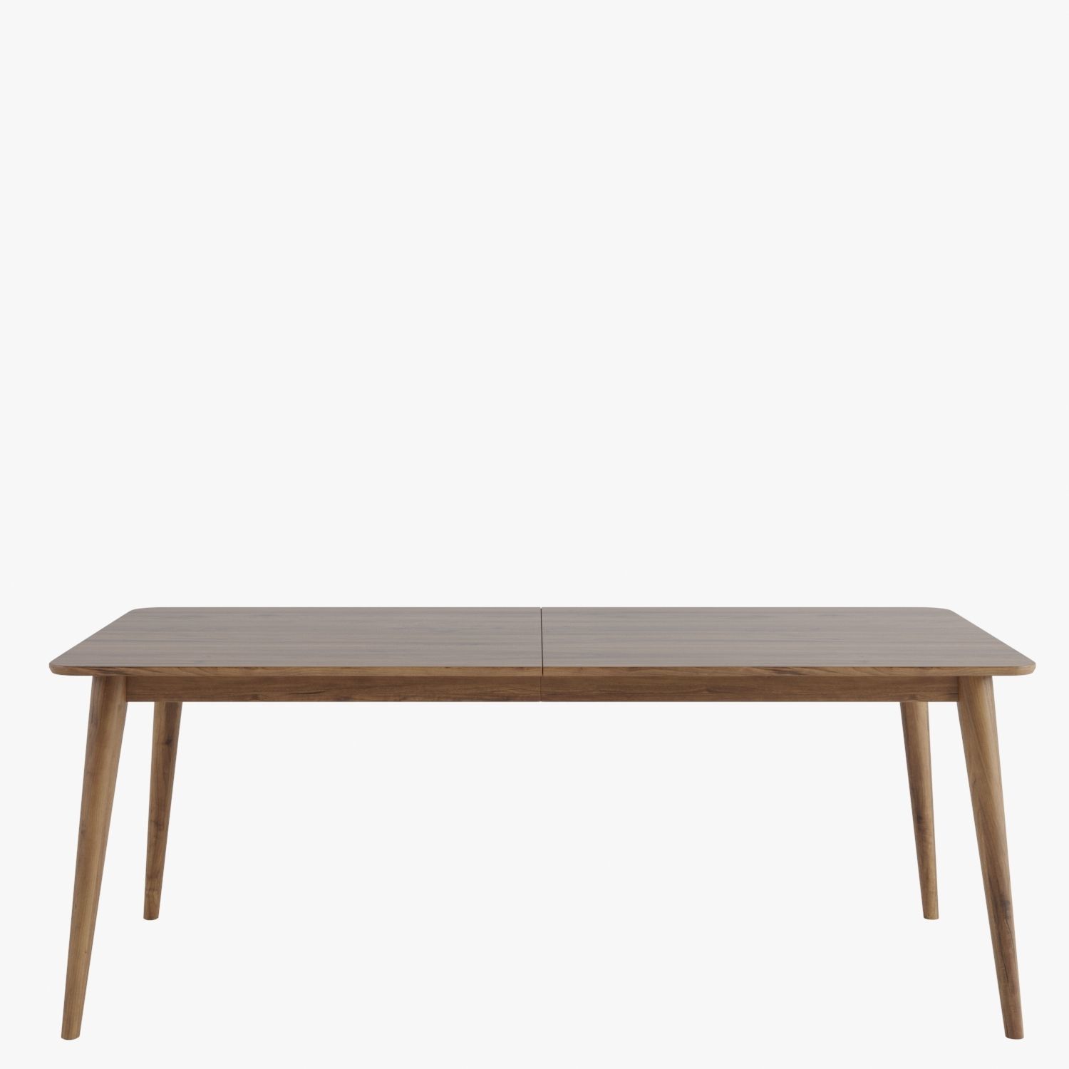 Dining table Tate Walnut Extendable Midcentury Crate and Barrel 3D