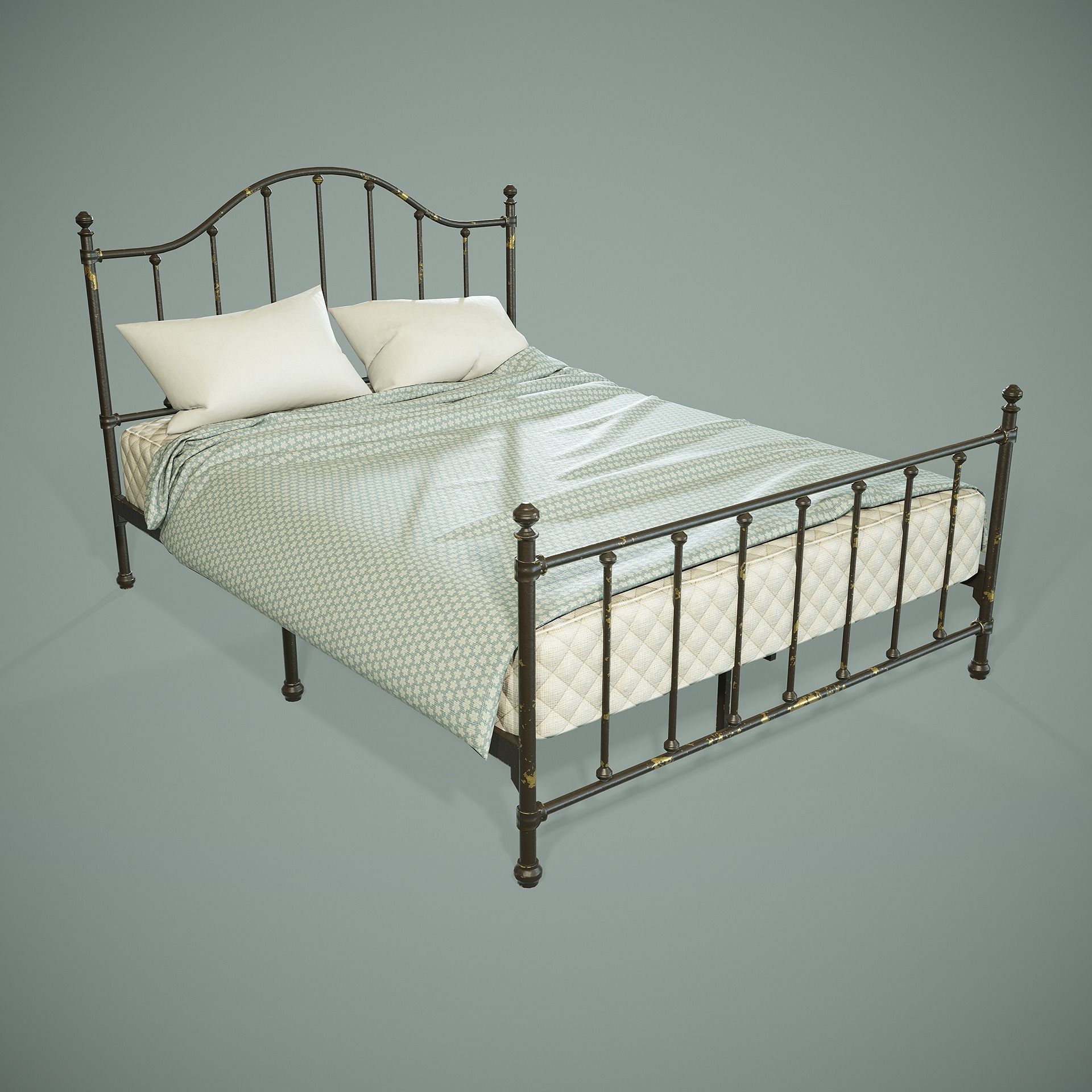 PBR Victorian Metal Bed