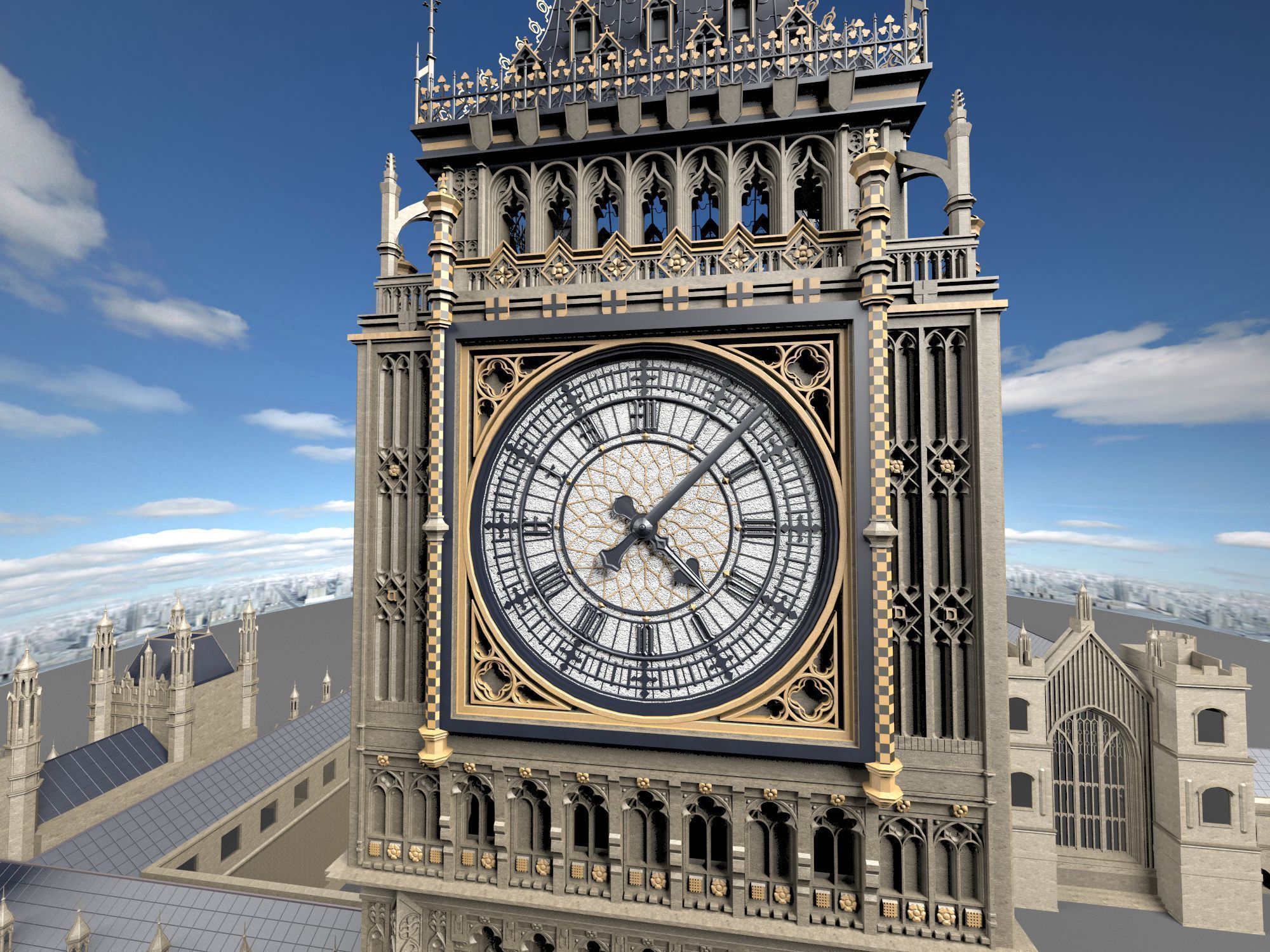 Big Ben London 3D Model CGTrader