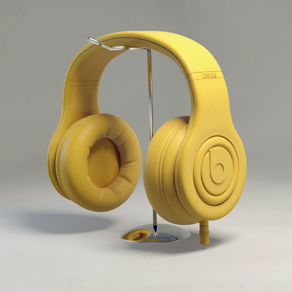 Cute Beats Headphones 3D print Ready Chibi World