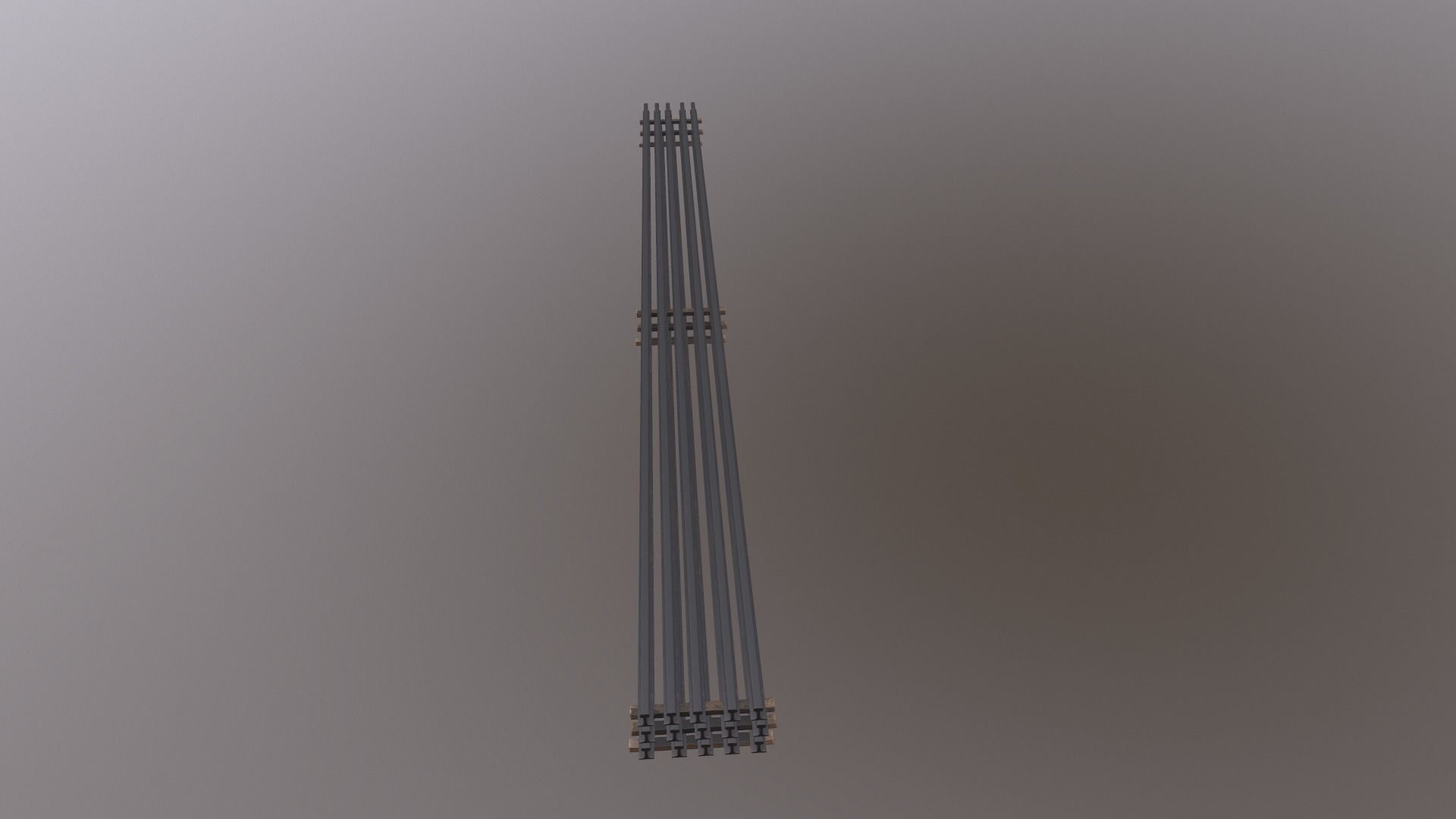 3D model Stacked Rails P43 VR / AR / low-poly | CGTrader