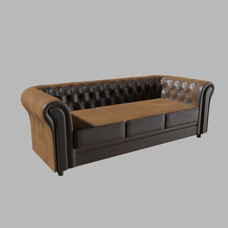 sofa Chester 3D model CGTrader