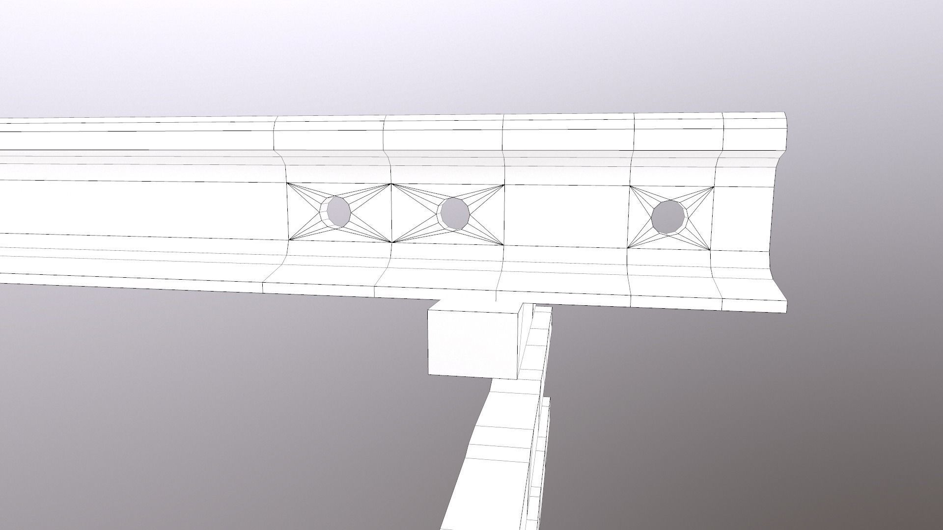 3D model Stacked Rails P65 VR / AR / low-poly | CGTrader