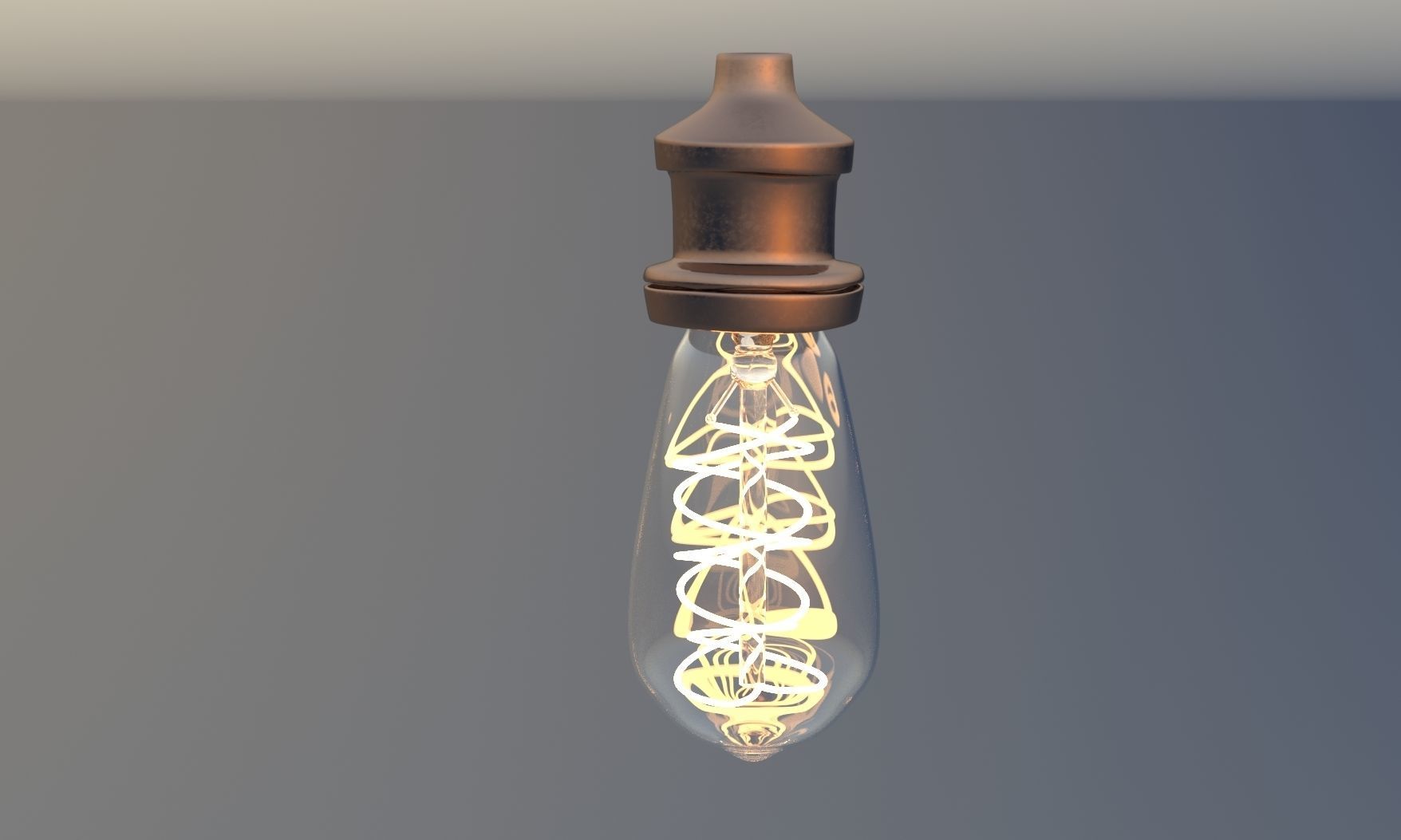 Edisons lamp 3D model