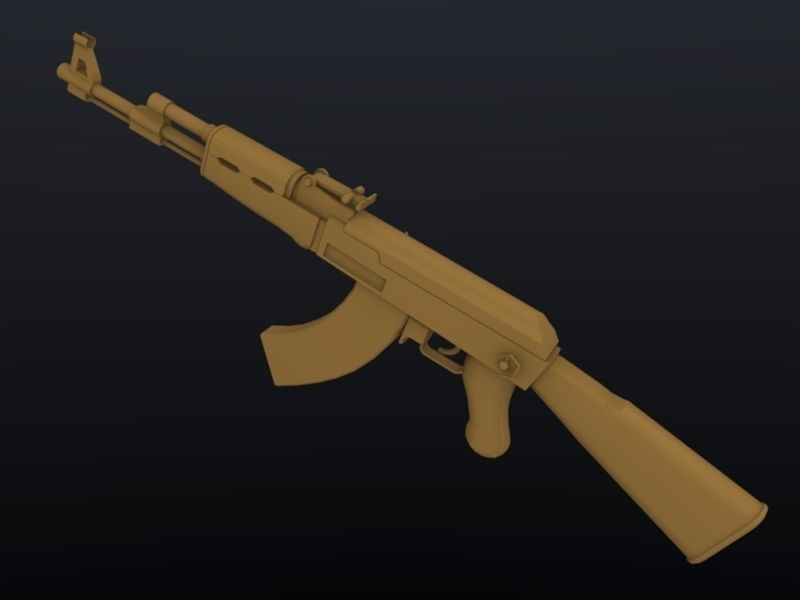 Ak 47 3D Model 3D model