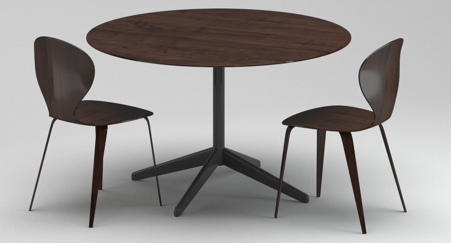 Dining Table and chairs 05 3D model