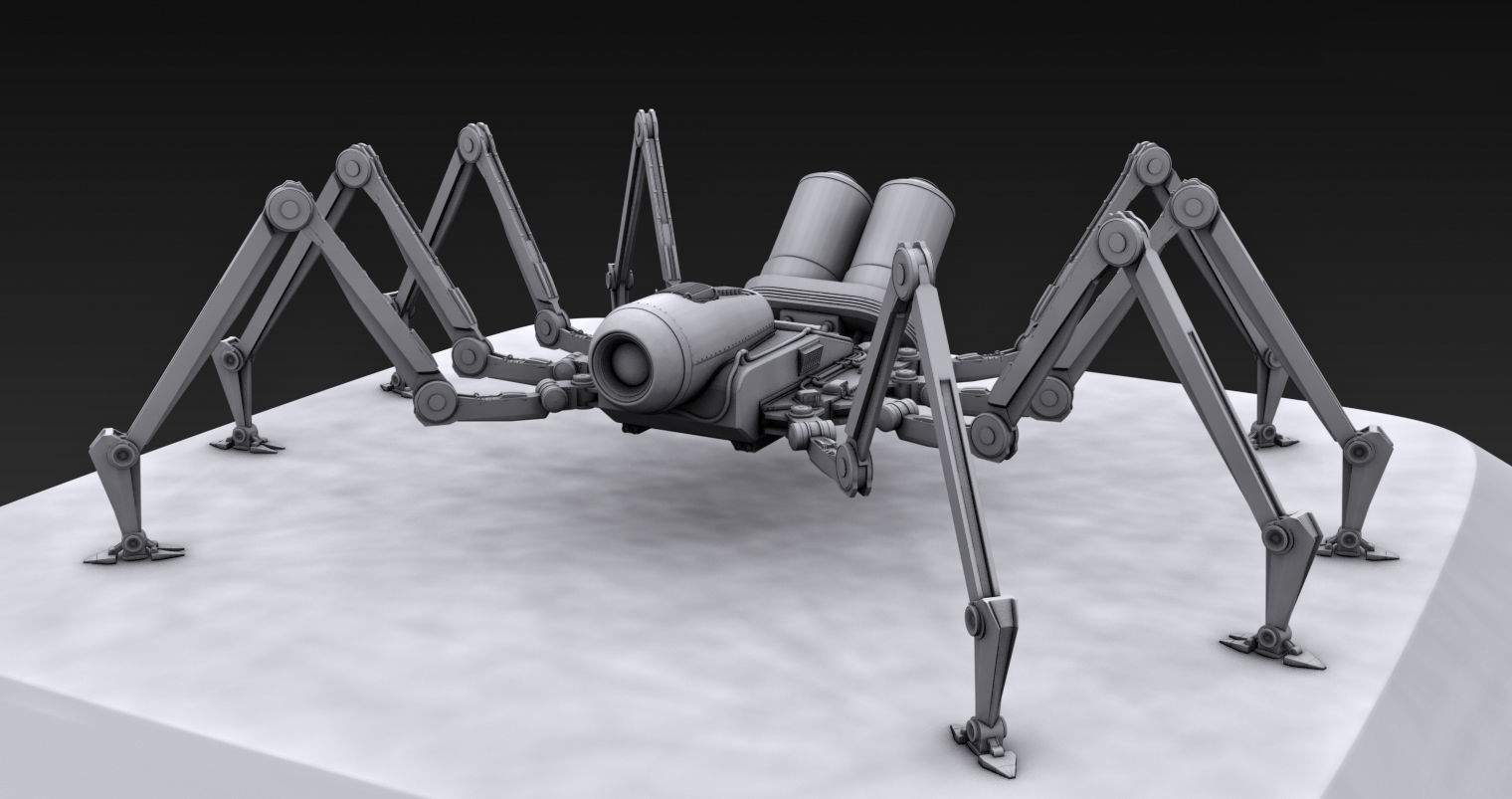 spider robot 3d print