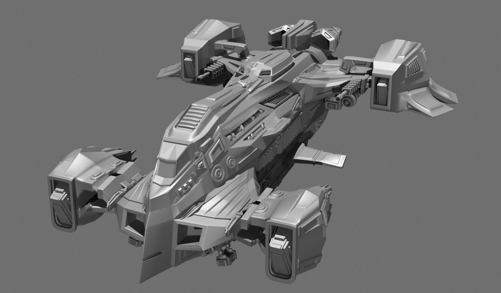 3D print model Spaceship CGTrader