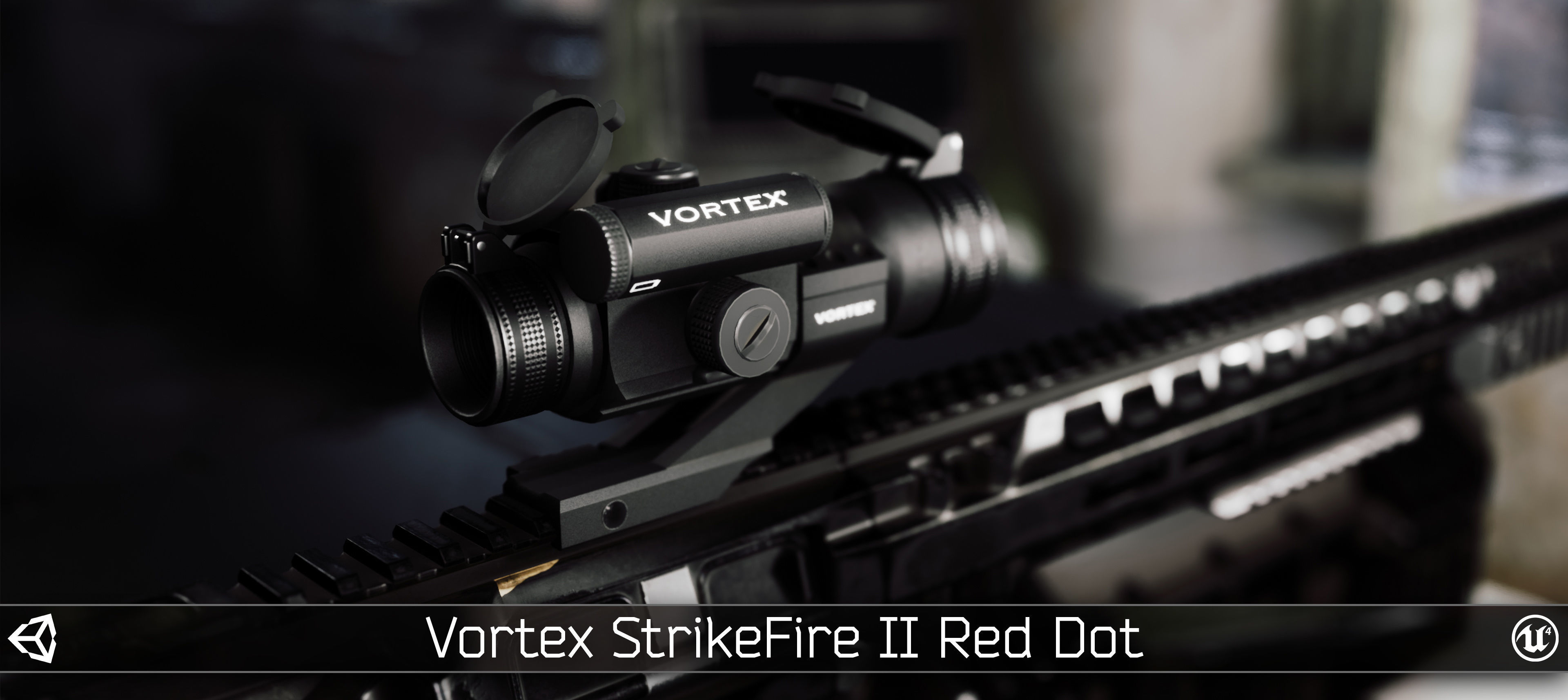 3D model Vortex StrikeFire II Game Ready VR / AR / lowpoly CGTrader