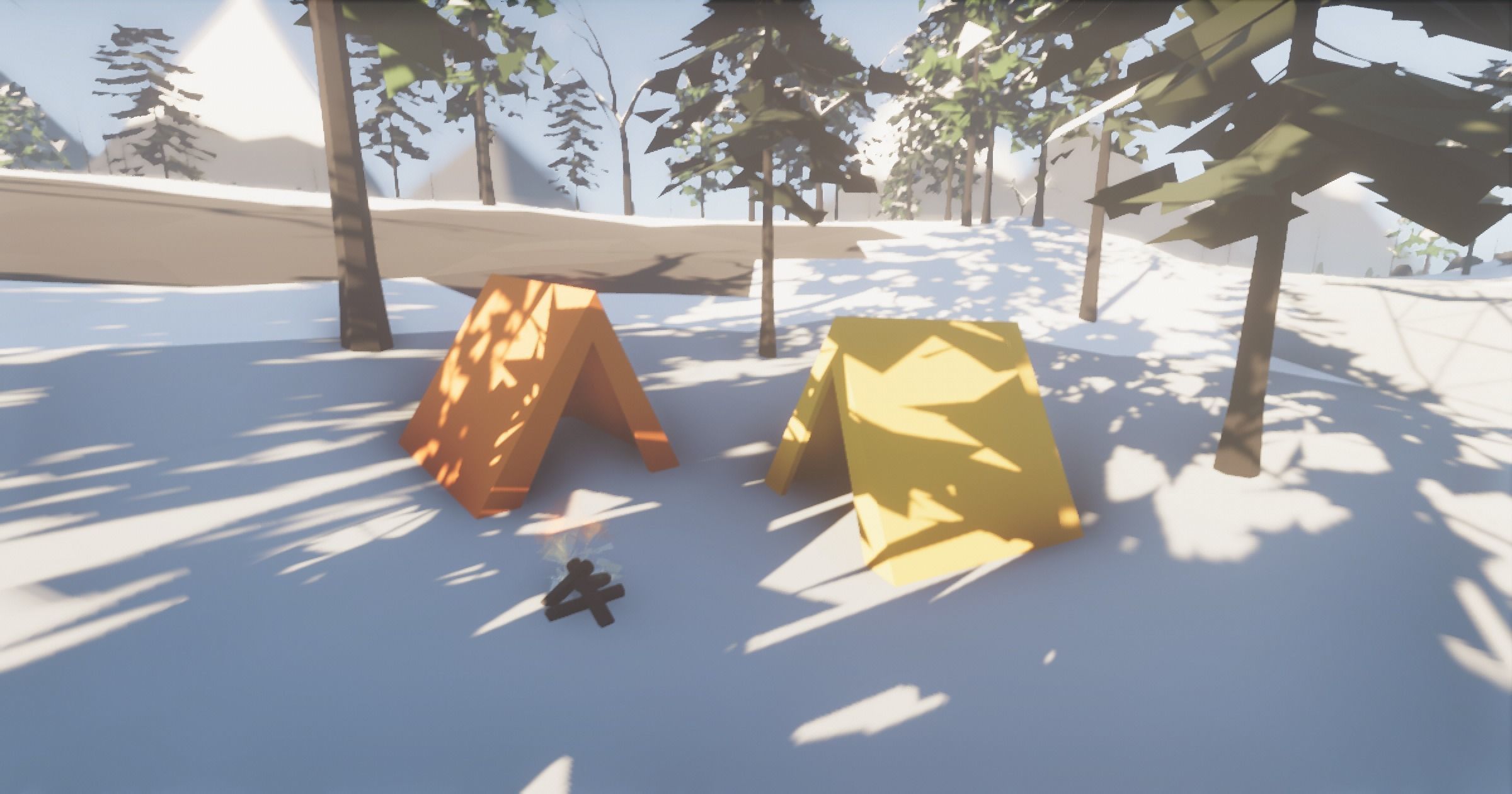 Borealis - Low Poly Tundra Low-poly 3D model