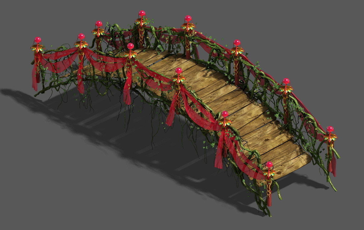 Wedding - wooden bridge