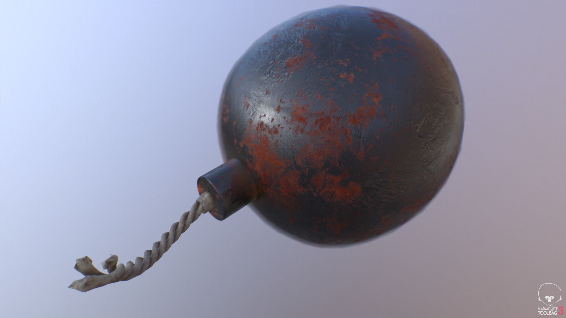 3D model Bomb ball VR / AR / lowpoly CGTrader