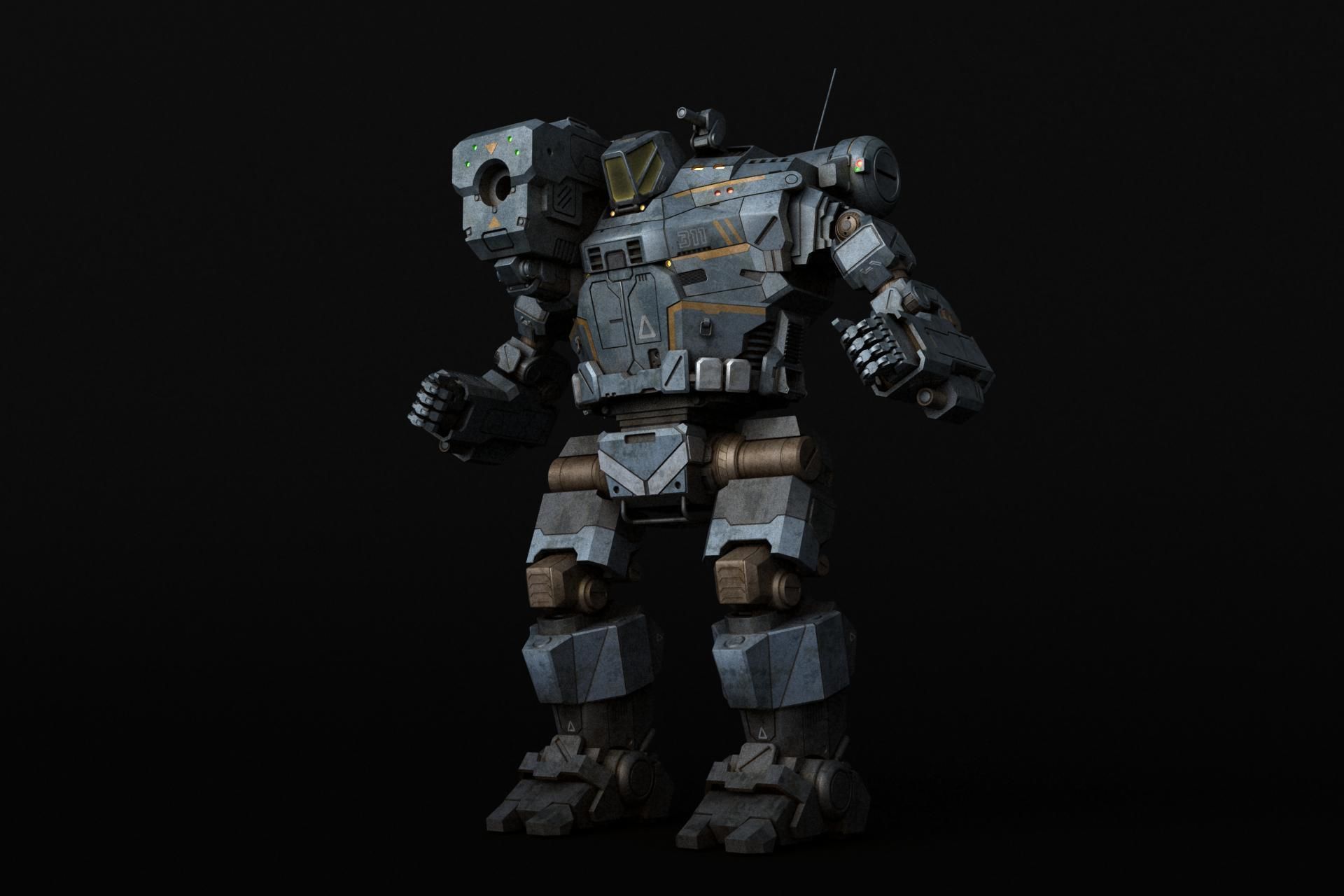 3D printable model BATTLETECH Hunchback | CGTrader