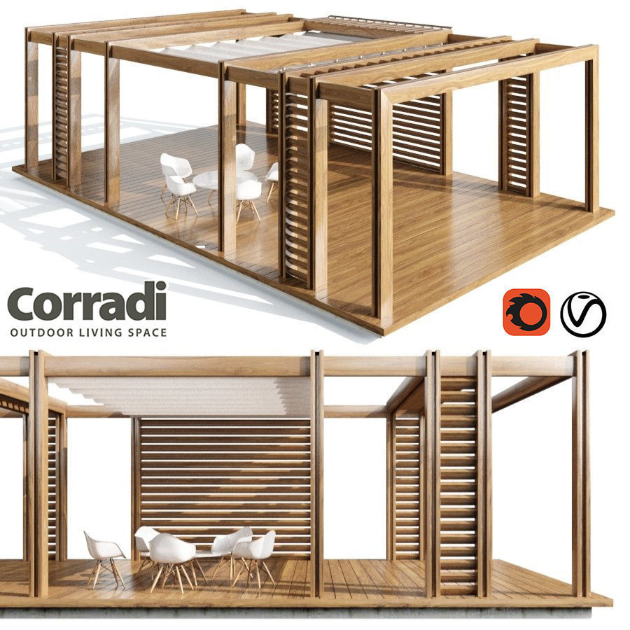 3D model Pegola Corradi outdoor living space | CGTrader 3D model Pegola Corradi outdoor living space | CGTrader on Corradi Outdoor Living id=66565