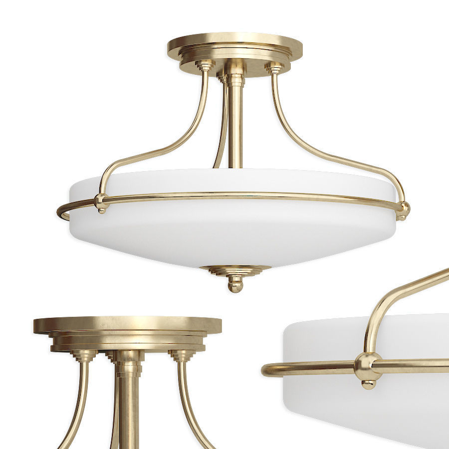 Brayden Studio Helsley 3 Light Semi Flush Mount Reviews Wayfair