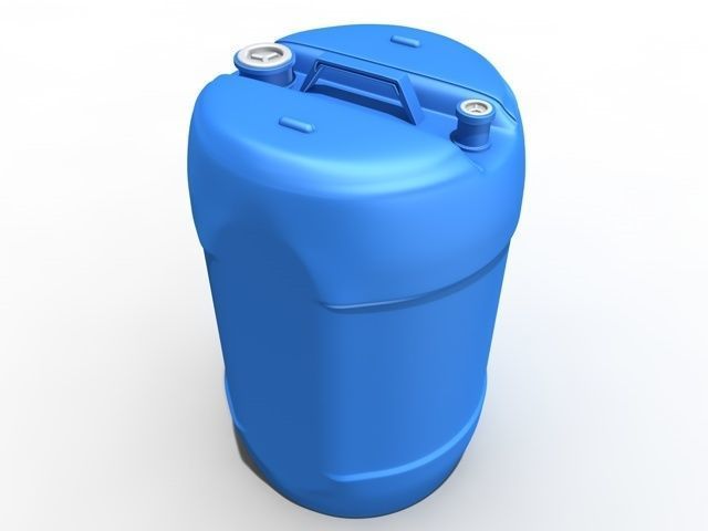 plastic barrel 3D model