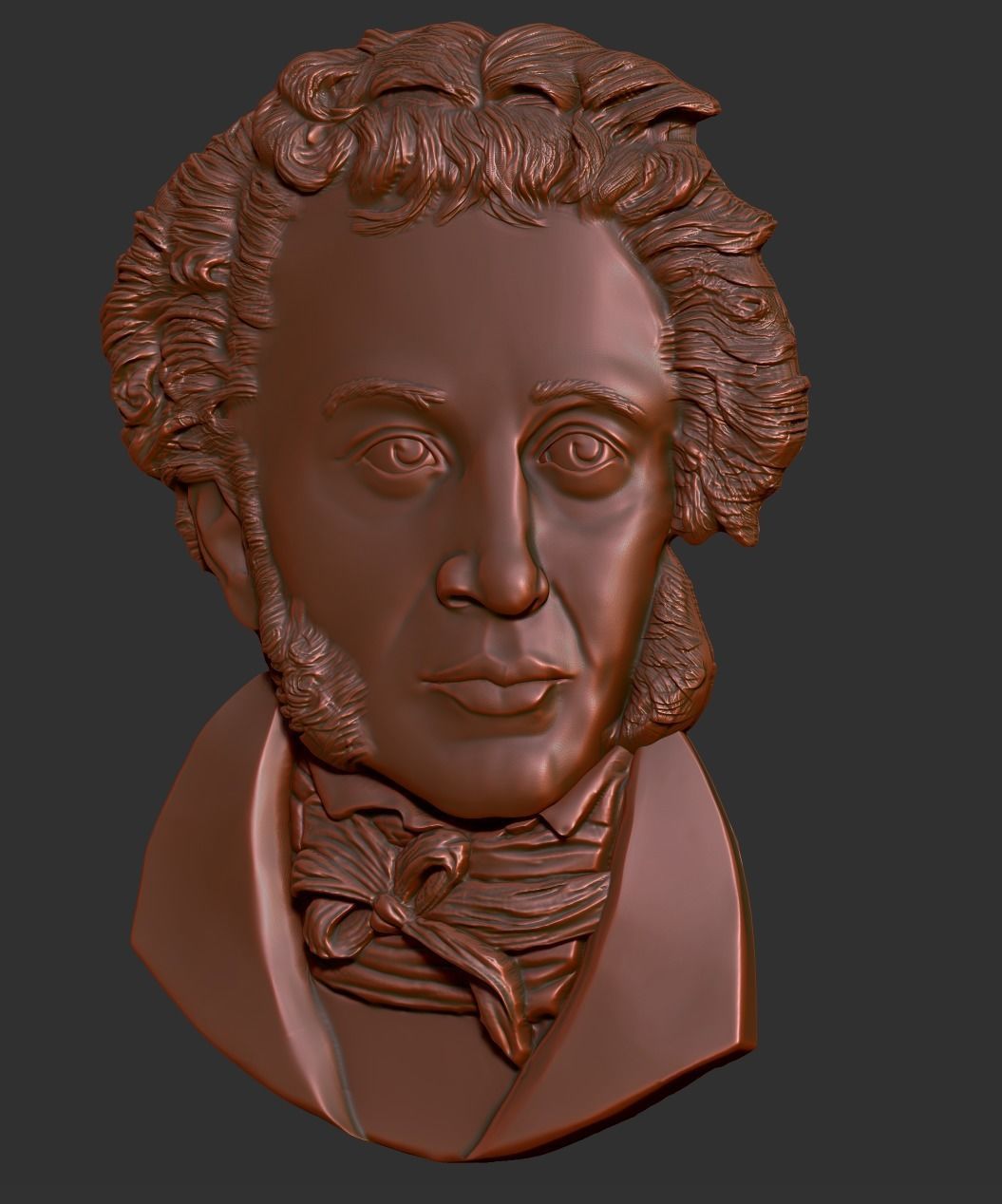 Bas-relief of Alexander Pushkin