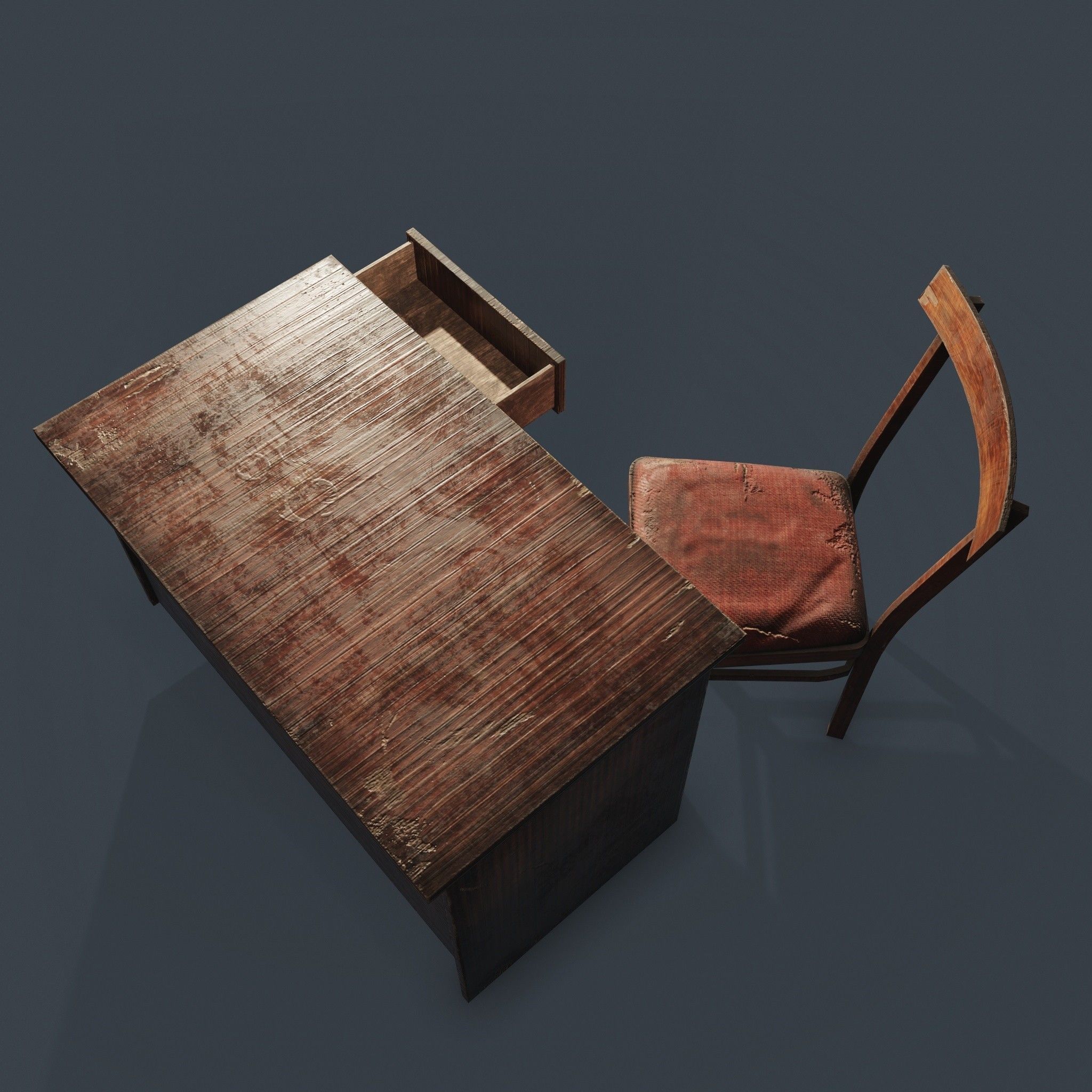 3D model Teachers chair and table VR / AR / lowpoly CGTrader