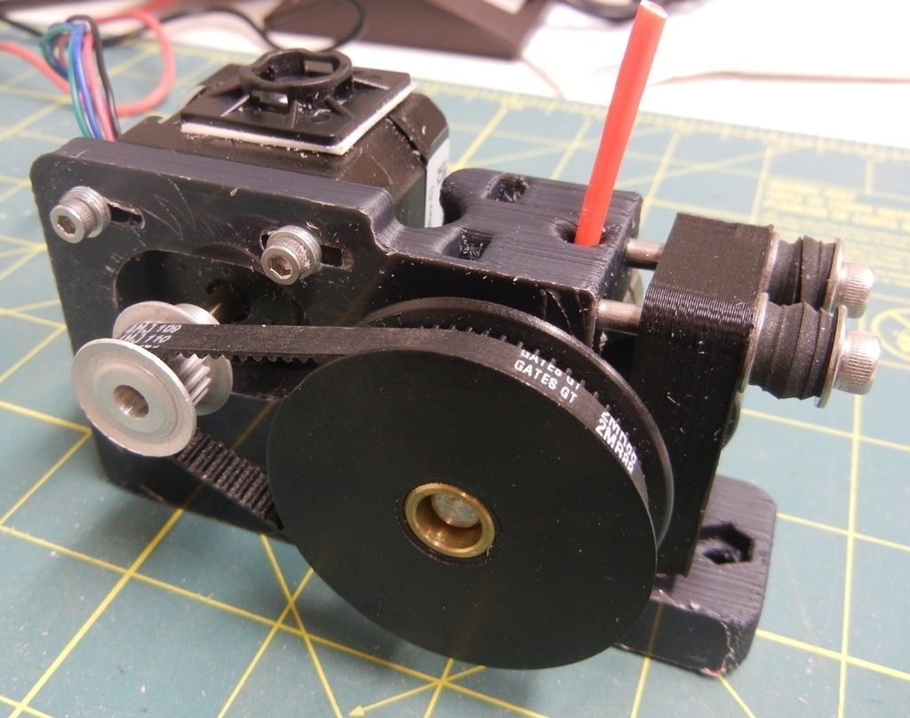 Gregs Wade Accessible Belt Drive Extruder free 3D Model 3D printable