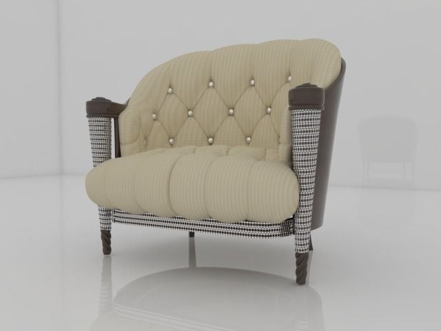 A Beautiful Armchair 3D model
