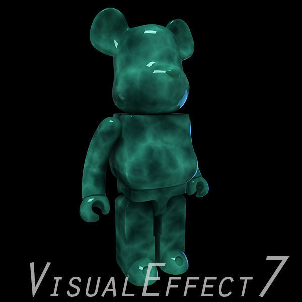 Light Green Jade  Bear brick 3D model